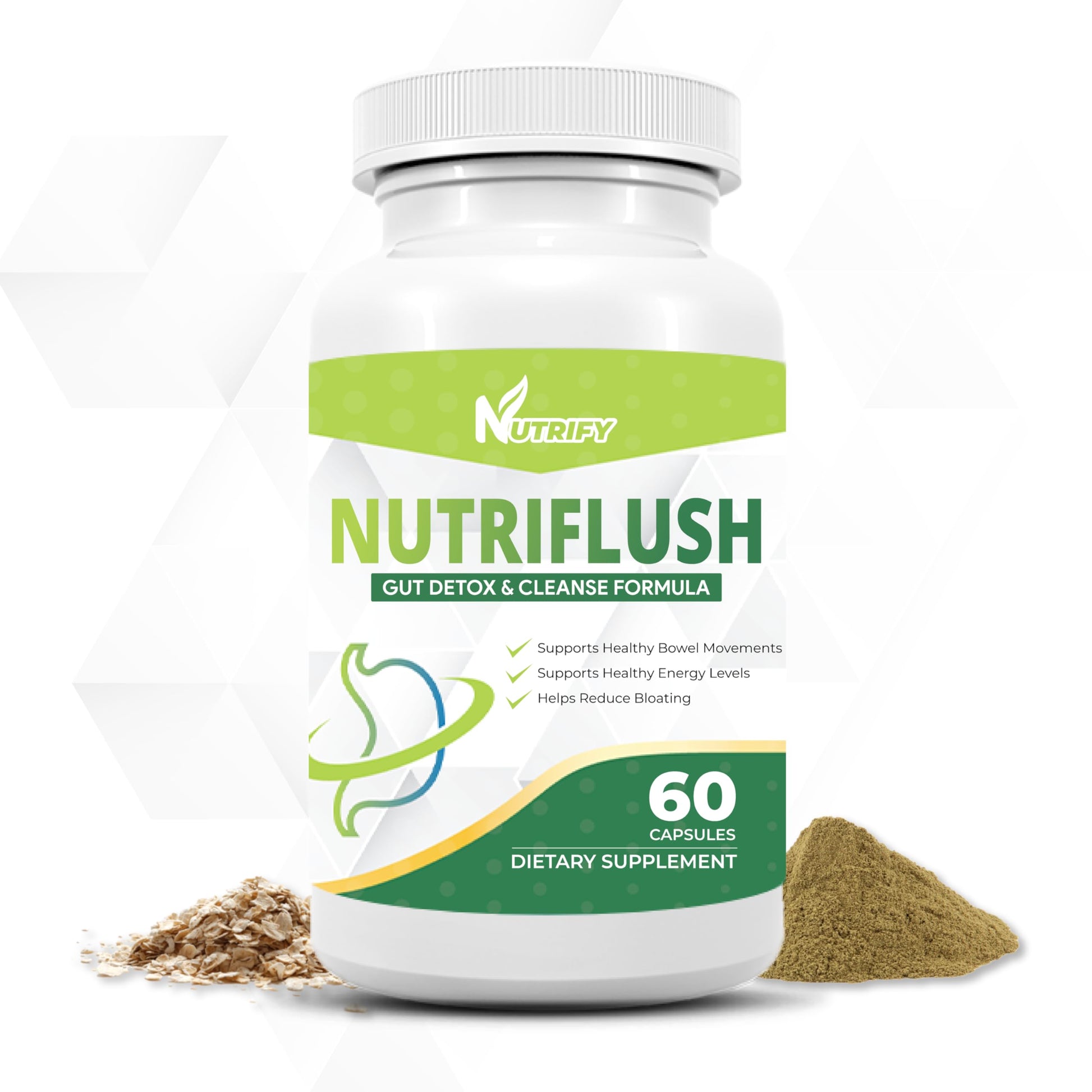 NutriFlush - Powerful Colon Support & Gut Cleanse Formula, High Absorption, GMO Free, Made in USA Generic uk supplements