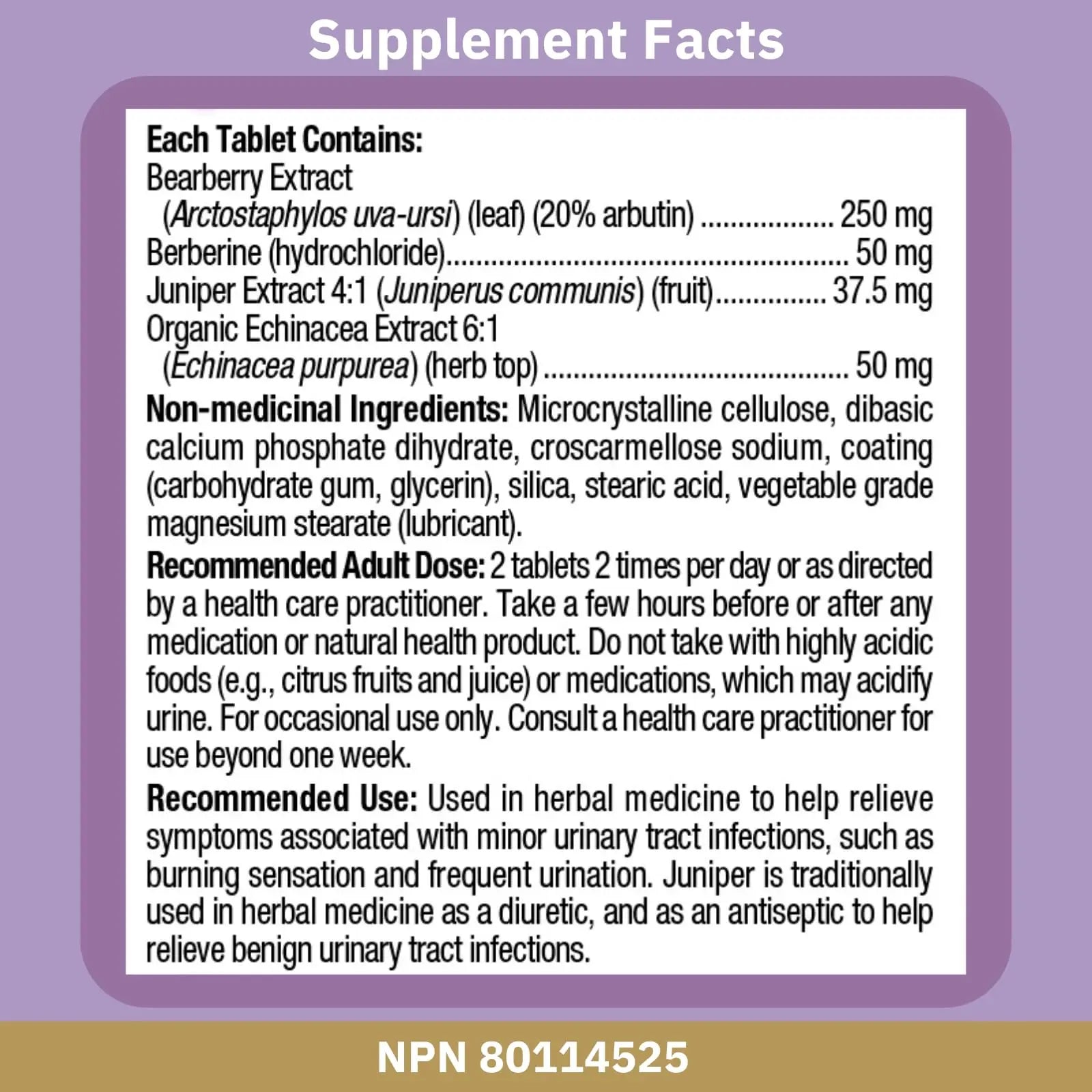 Bioclinic Naturals Urinary-Pro 60 Tablets Bioclinic Naturals uk supplements