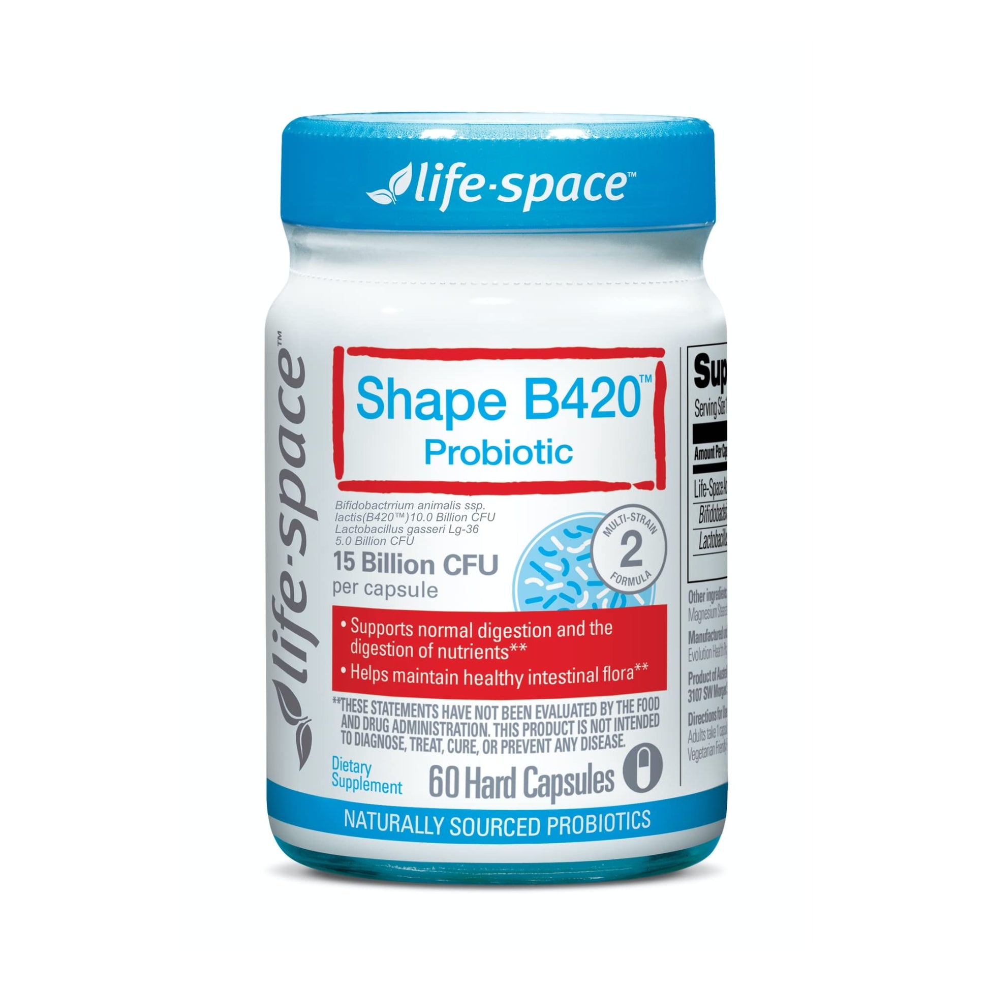 Life-Space Shape B420™ Probiotics, Clinically Studied Strains, Supplement for Women and Men Life-Space uk supplements
