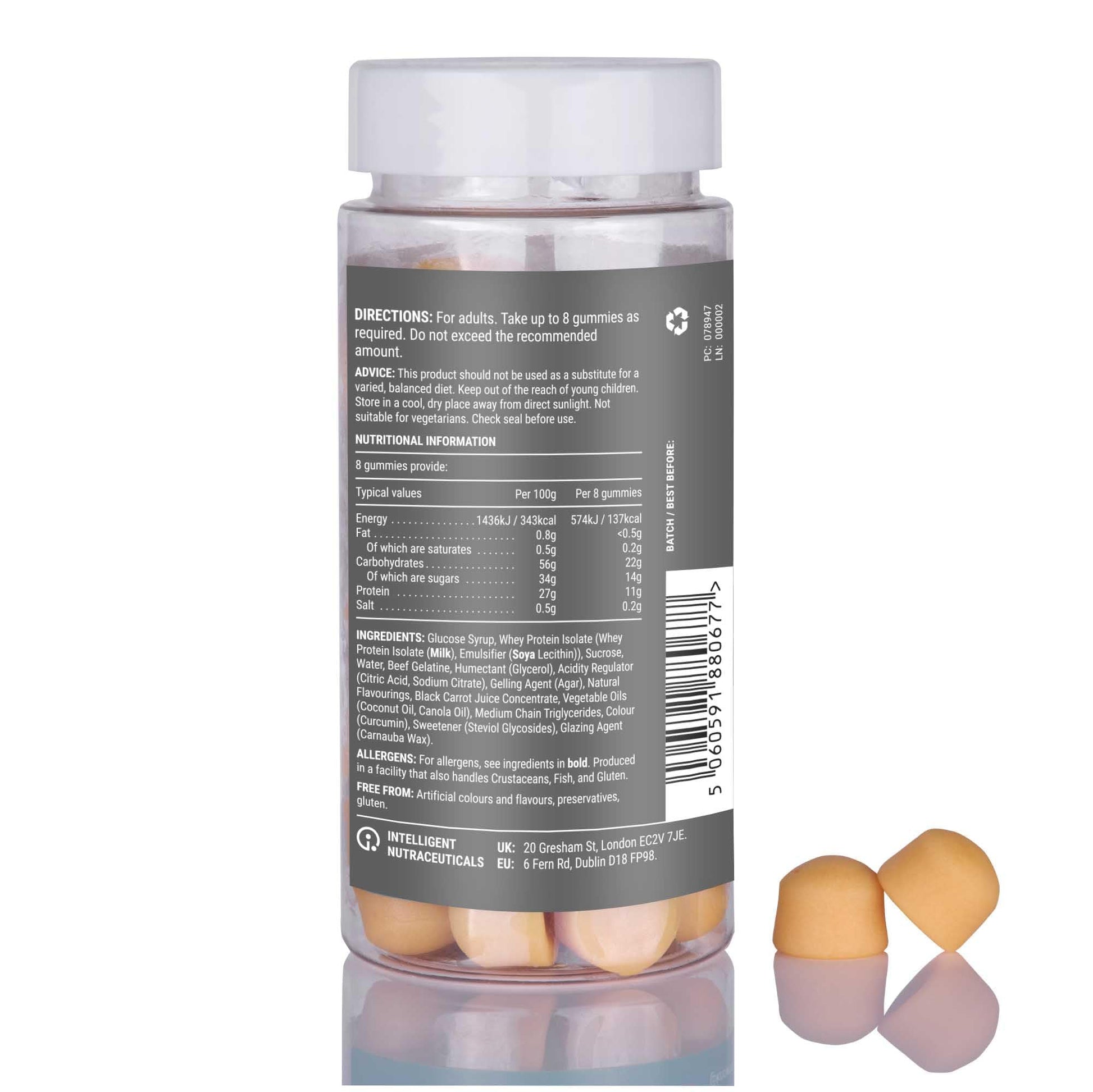 Protein 11g Gummies by Known Nutrition | Help Build and Maintain Healthy Muscle Mass Known uk supplements