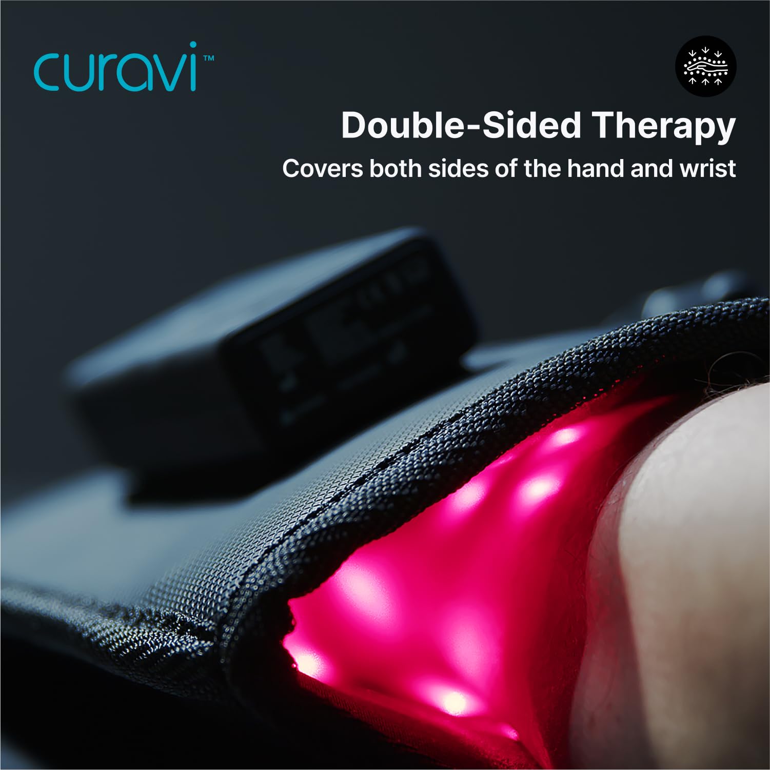 CURAVI Wellness Glove - Enhanced Comfort & Support for Hands and Wrists with Advanced Red CURAVI uk supplements