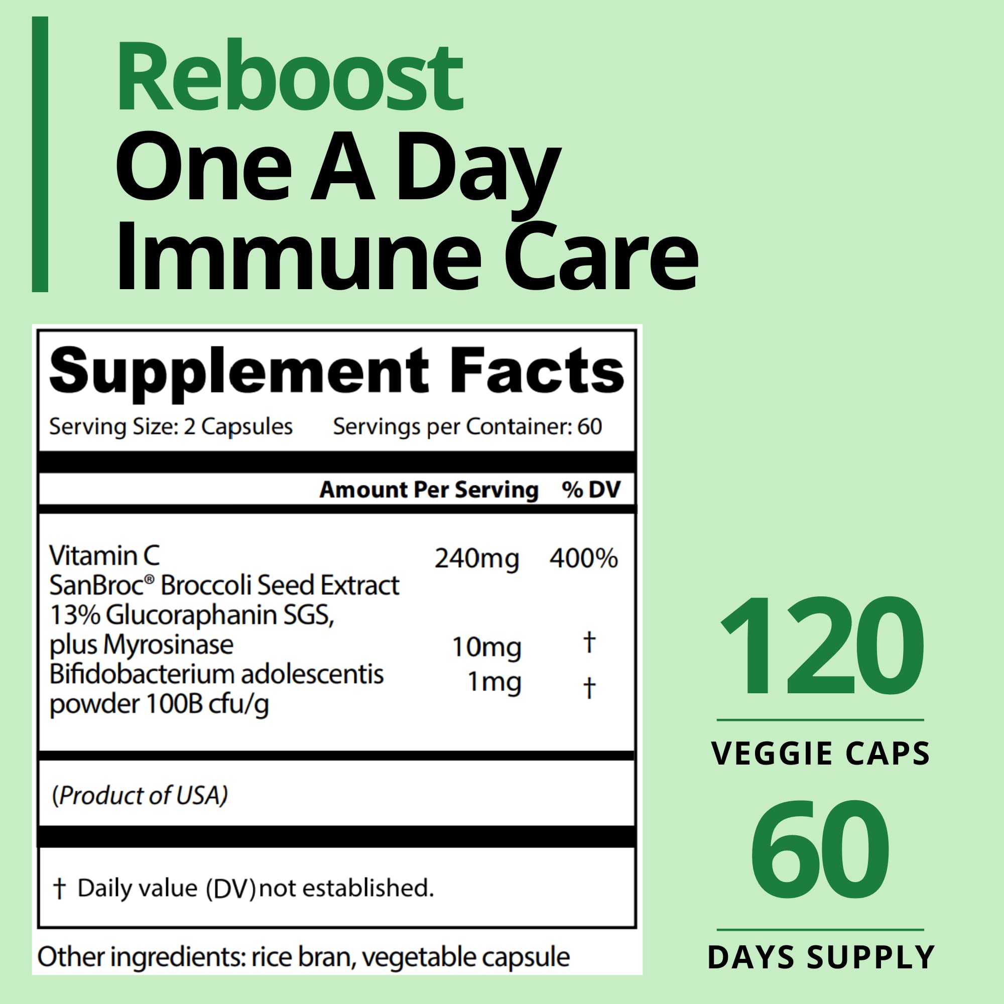 GIGANTIC Sulforaphane + Myrosinase 10mg (120 Capsules) - Includes Vitamin C GIGANTIC uk supplements