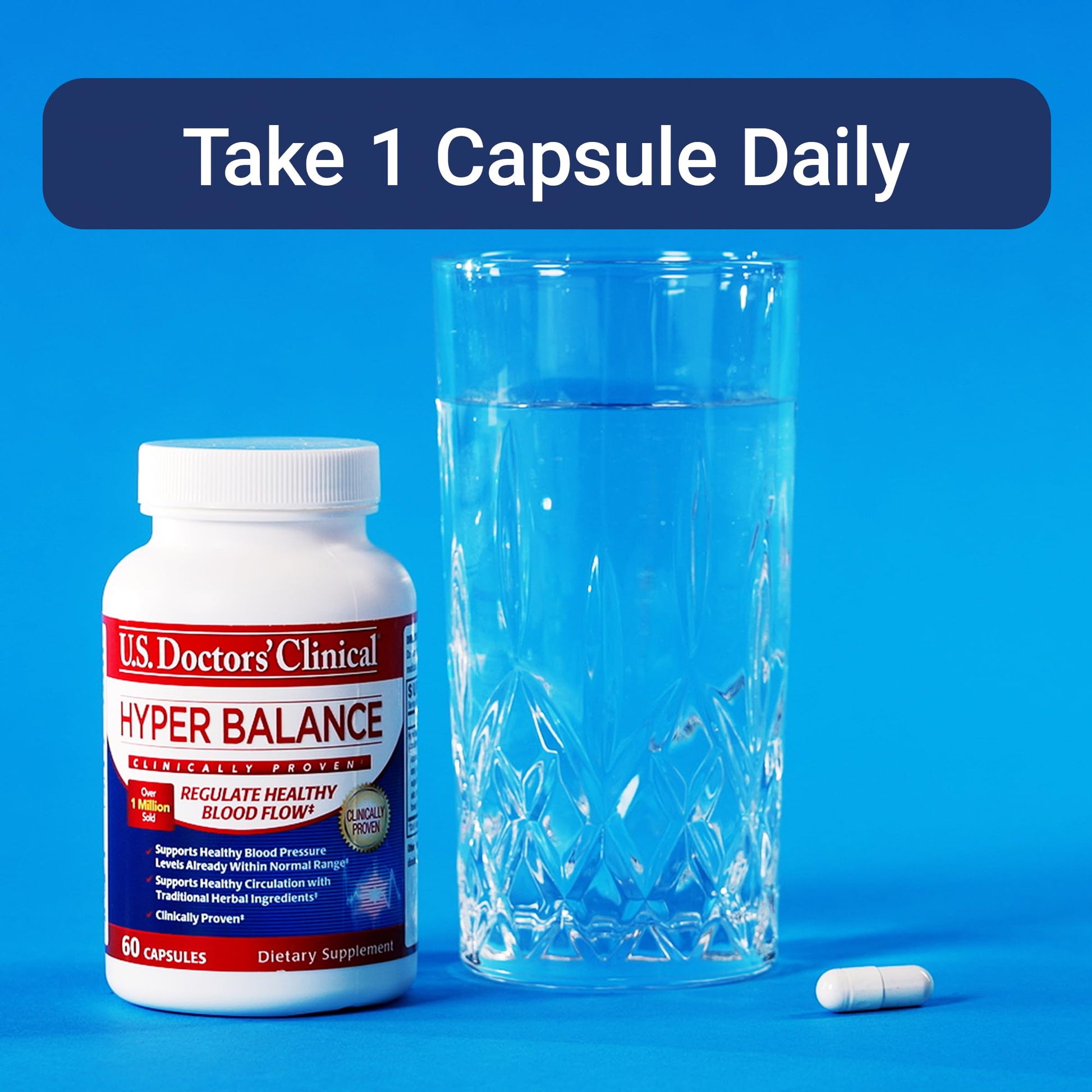 U.S. Doctors’ Clinical HyperBalance Herbal Support for Liver with Eucommia Bark, Senna, Wild Chrysanthemum to Promote Regulation (1 Month Supply – 60 Capsules) U.S.DOCTORS'CLINICAL uk supplements