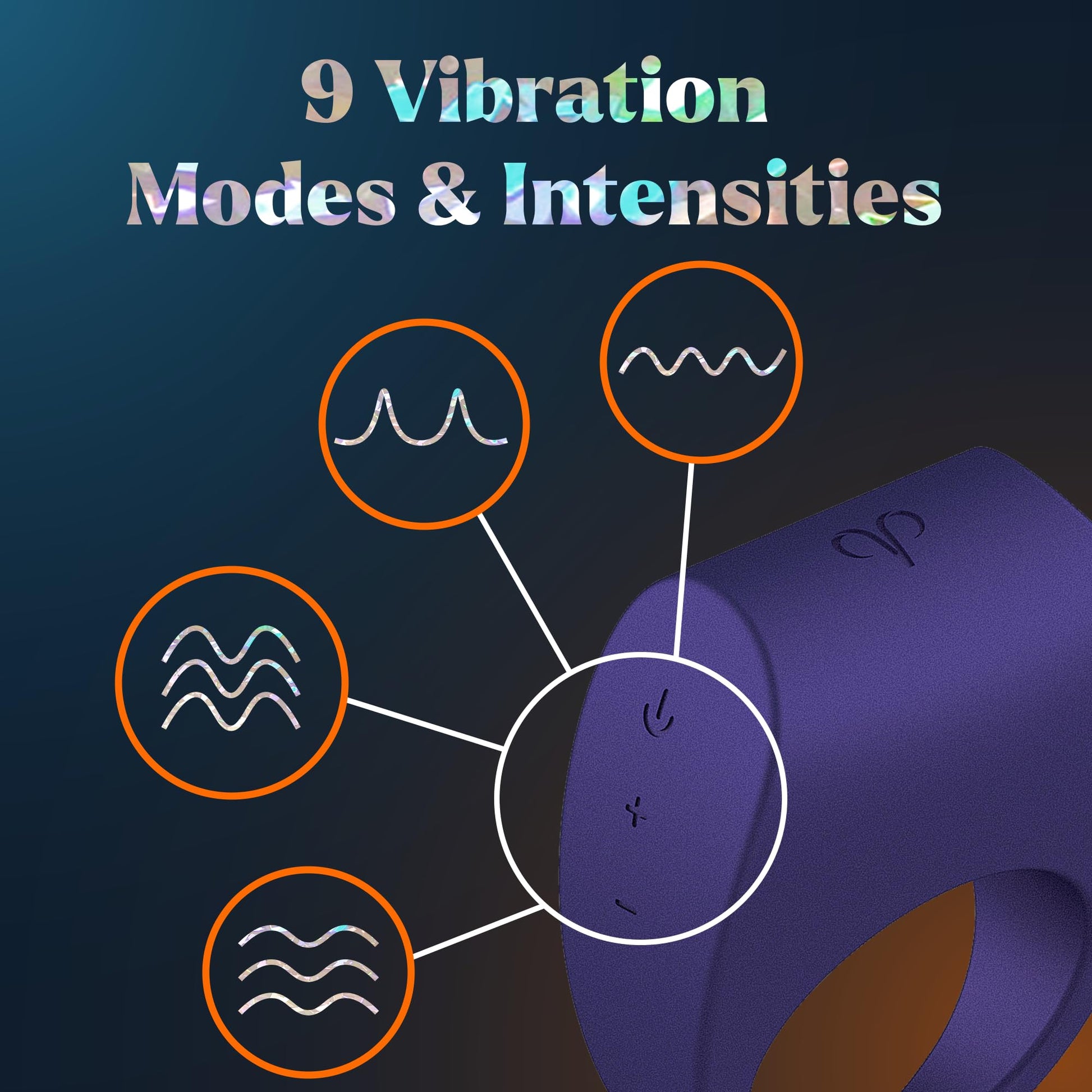 Promescent Cock Ring with 9 Vibrating Intensities, Sex Toys for Men, Penis Ring Vibrator for Better Erections, Silicone Sex Toy, Clitoral Stimulator for her, Intimate Couples Toys Promescent uk supplements