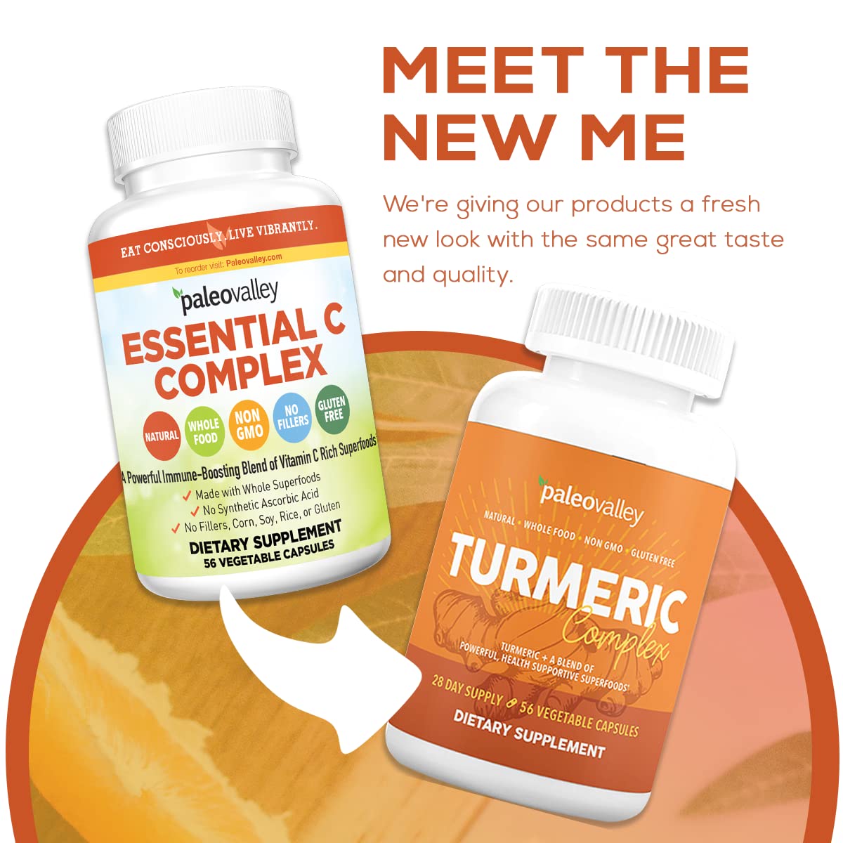 Paleovalley - Organic Turmeric Complex - Full Spectrum Organic Turmeric with Health-Supportive Superfoods - 56 Vegetarian Capsules - Support Joints, Immunity, Brain and Heart Health Paleovalley uk supplements