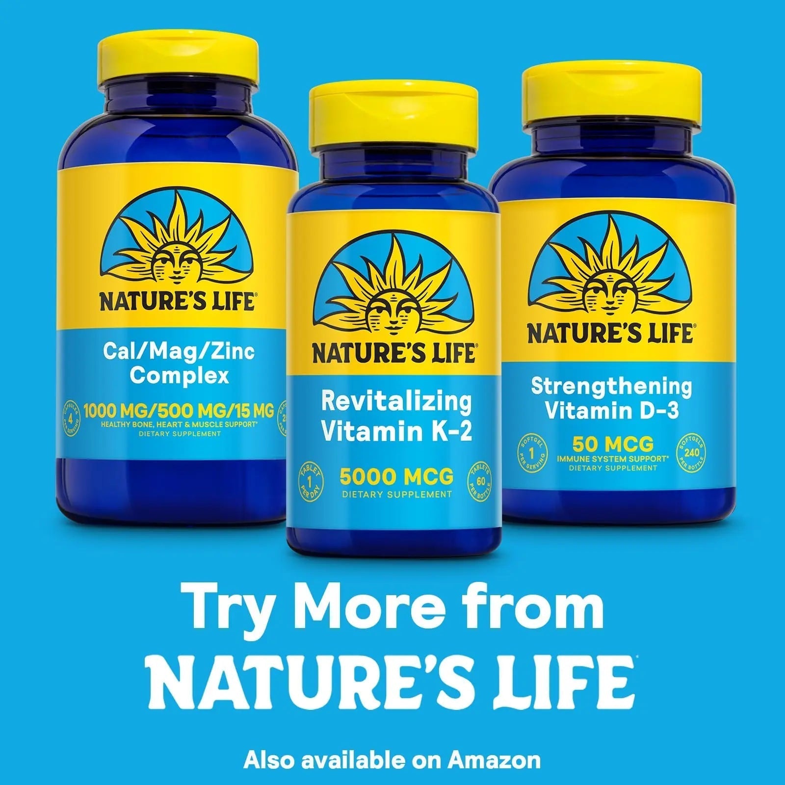 Nature's Life Revitalizing Vitamin K2 - Bone Health, Artery and Heart Health Support - High Potency Vitamin K Supplement as Vitamin K2 MK4 Nature's Life uk supplements
