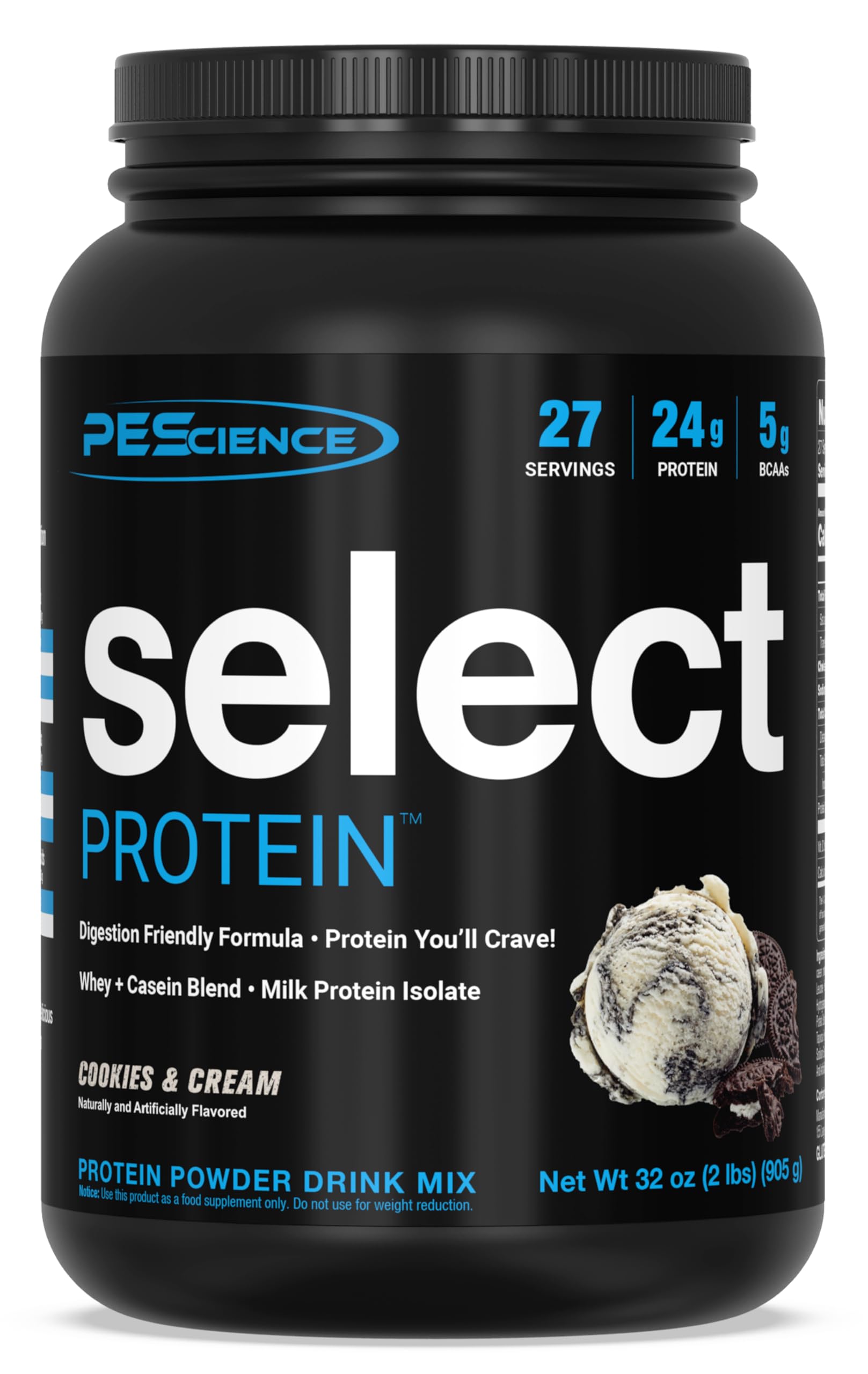 PEScience Select Protein, Cookies and Cream, 27 Serving, Premium Whey and Casein PEScience uk supplements