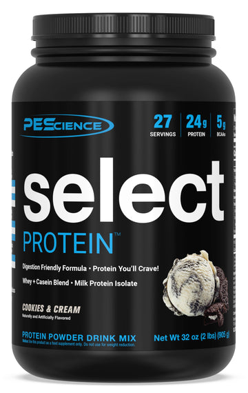 PEScience Select Protein, Cookies and Cream, 27 Serving, Premium Whey and Casein PEScience uk supplements