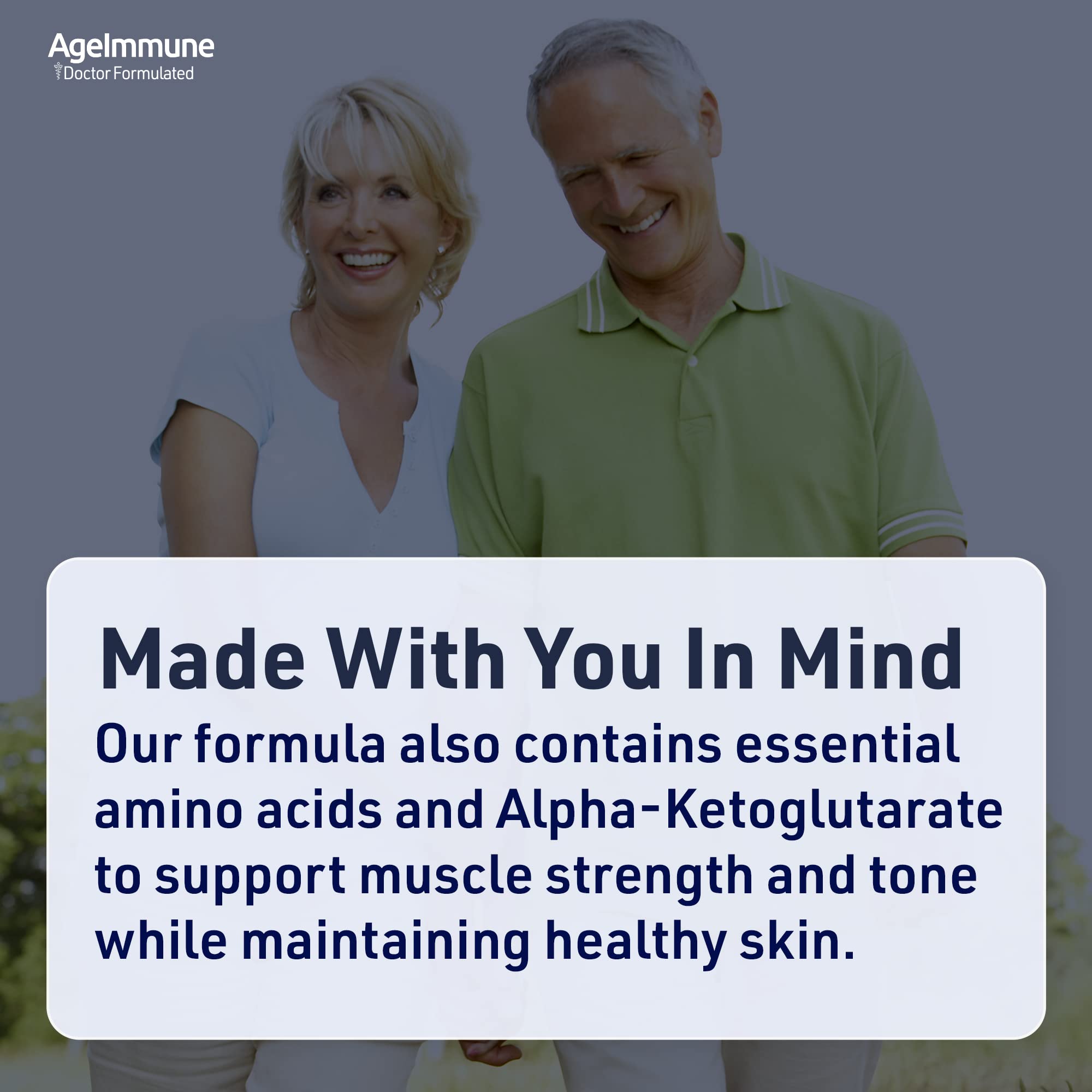 SOD Antioxidants Complex Healthy Aging Supplement - 400mg of Superoxide Dismutase - Alpha Lipoic Acid - L-Arginine -Lysine - AKG - Vitamin A - Vitamin E for Immune Support-60 Capsules AgeImmune uk supplements