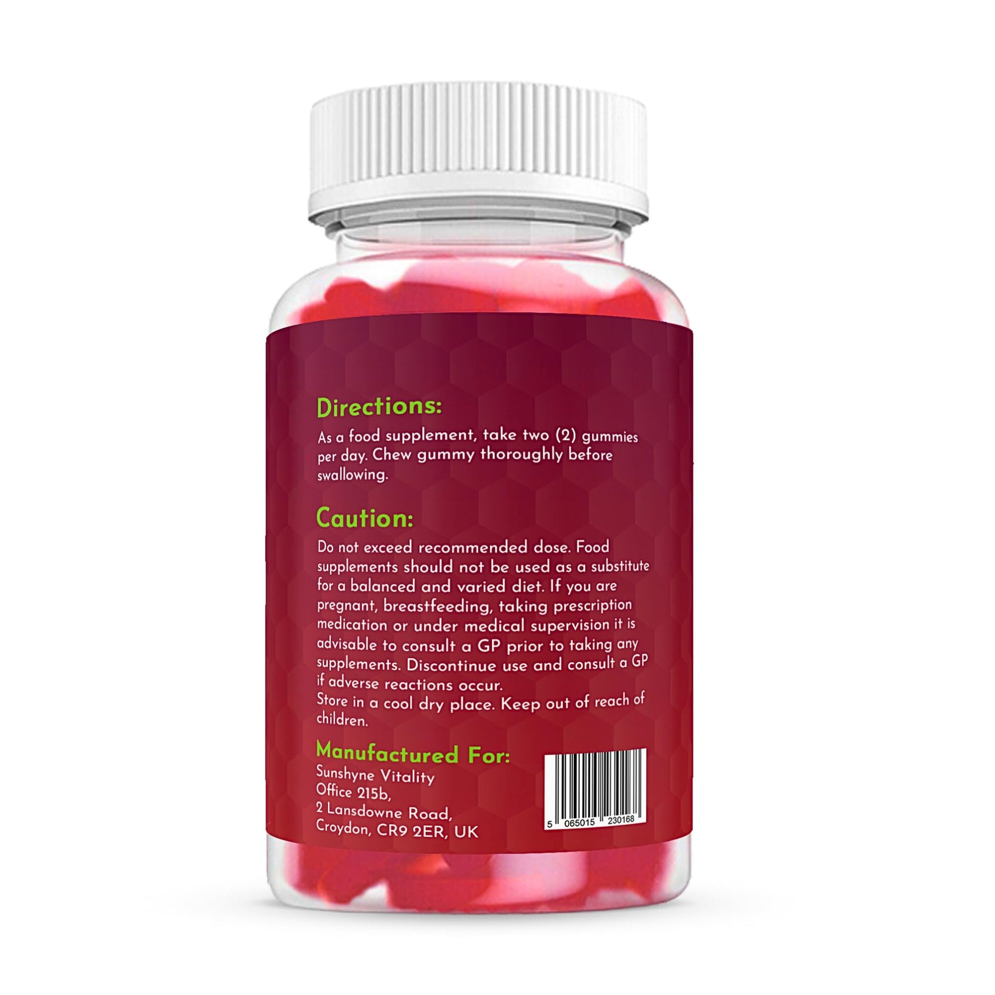 2 Pack Glutathione Gummies | with Marine Collagen | 1050mg per Serving | Antioxidant Support Sunshyne uk supplements