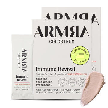 ARMRA Colostrum Powder | Vine Watermelon | Gut Health & Bloating | Skin & Hair | Immunity | Keto, Gluten & Fat-Free | 60 Servings ARMRA uk supplements