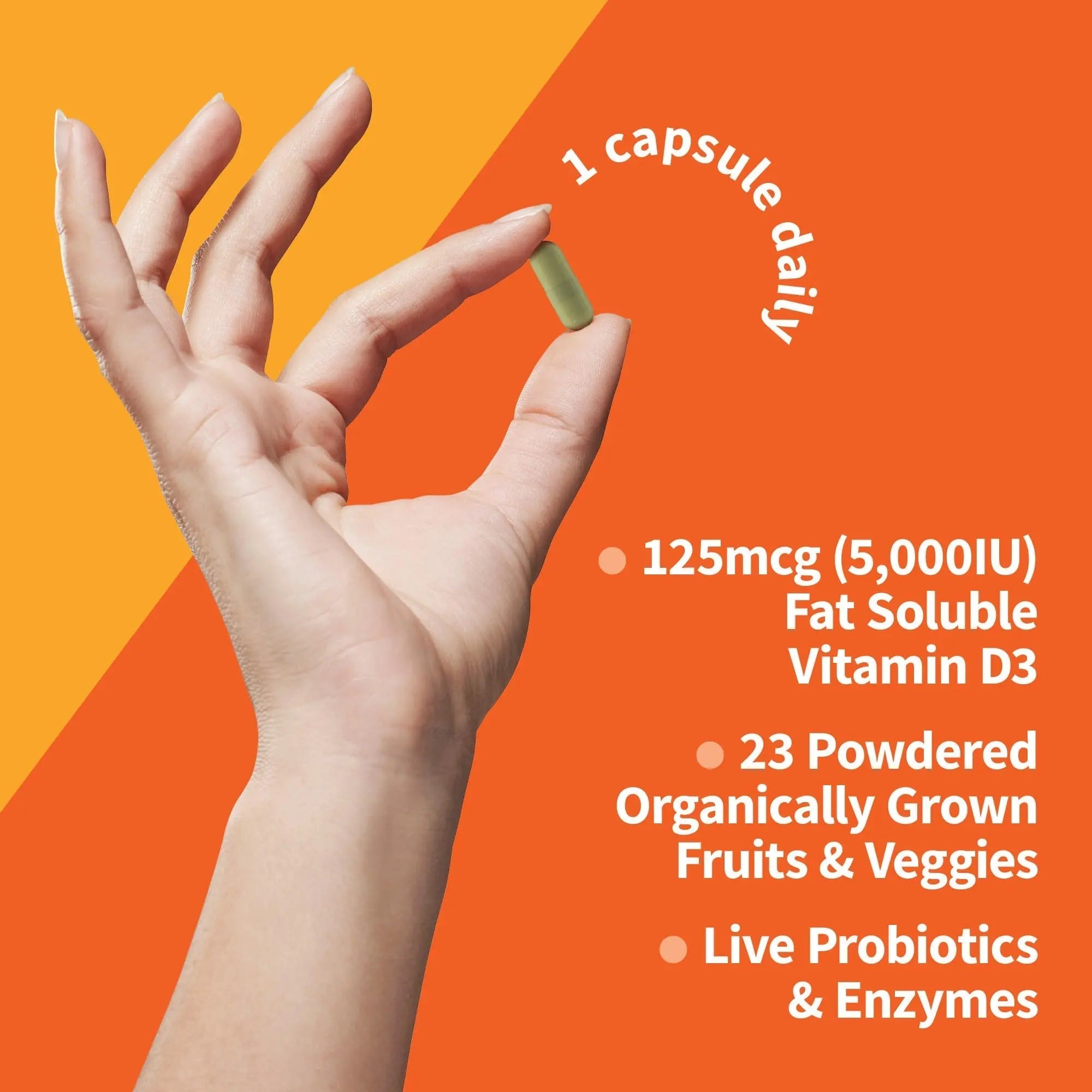 Garden of Life Organics Women's Once Dail,y 60ct & Vitamin Code Vitamin D3 5,000IU, 60ct Garden of Life uk supplements