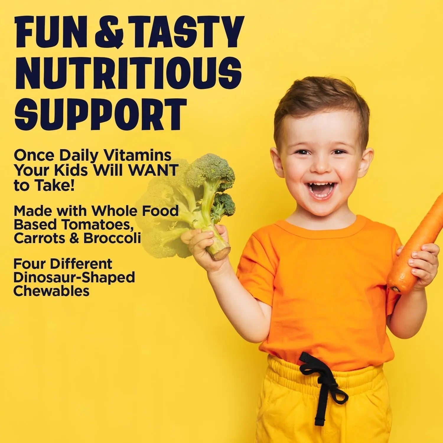 KAL MultiSaurus Kids Chewable Multivitamins, 11 Essential Vitamins and Minerals for Kids, Mixed Berry Flavor, Gluten and Preservative Free KAL uk supplements