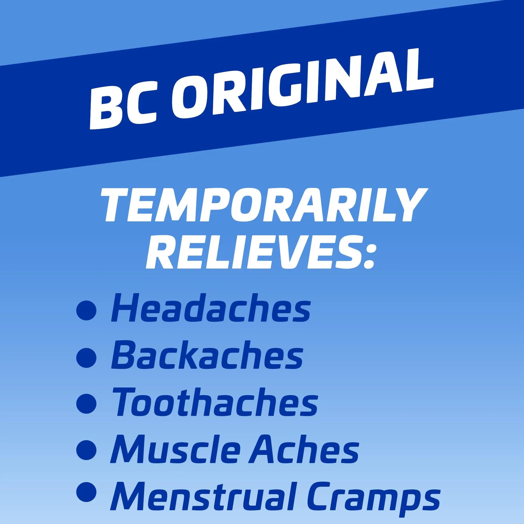 BC Powder Original Strength Pain Reliever, 24 Powder Sticks, 36 Units Display BC uk supplements