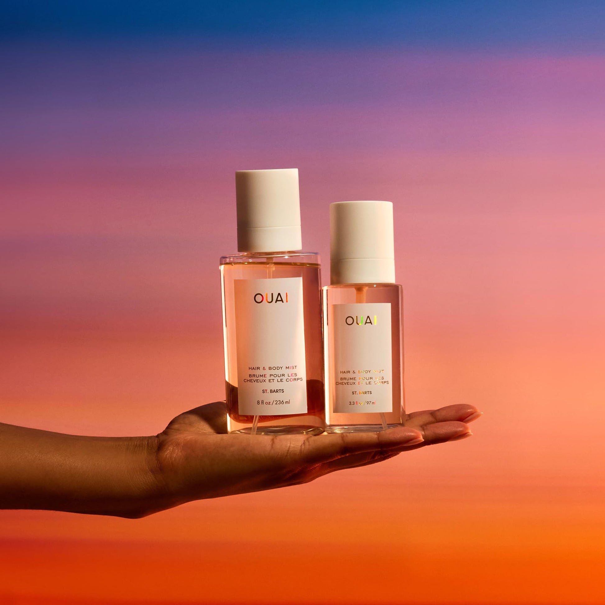 OUAI St. Barts Hair and Body Mist - Tropical-Scented Hair Perfume and Body Spray - Notes of Dragonfruit, Orange Blossom, Tuberose & Musk (8 Fl Oz) OUAI uk supplements