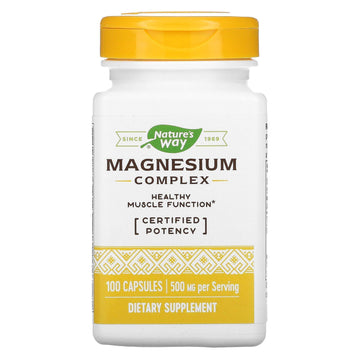 Natures Way Magnesium Complex, 100 ct Nature's Way uk supplements