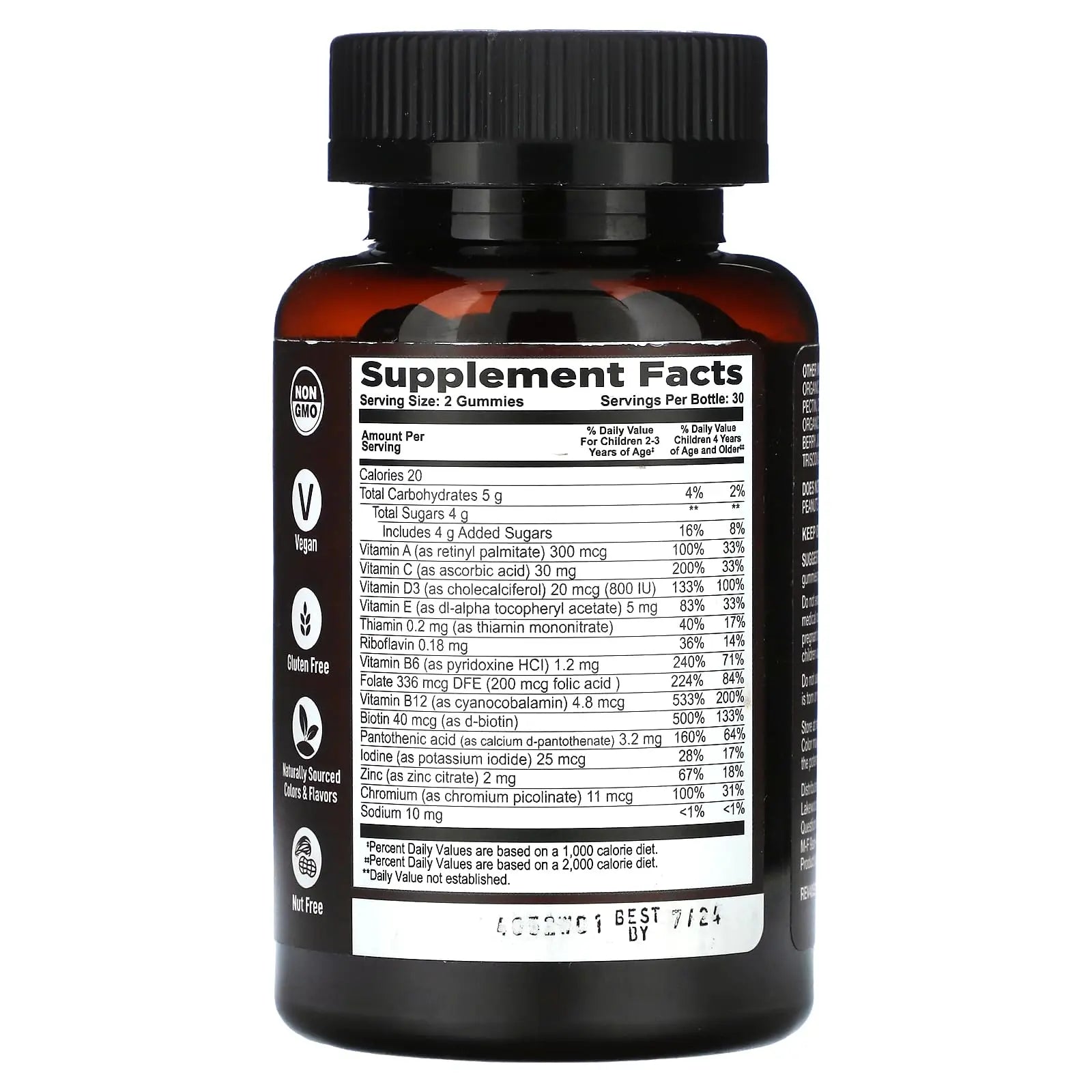 YumVs Strong Earth Kids Organic Gummies, Multi Vitamin, Berry, 60 Gummies Aus Healthcare uk supplements