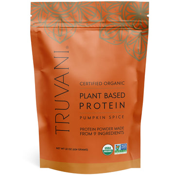 Truvani Organic Vegan Protein Powder Pumpkin Spice - 20g of Plant Based Protein Truvani uk supplements