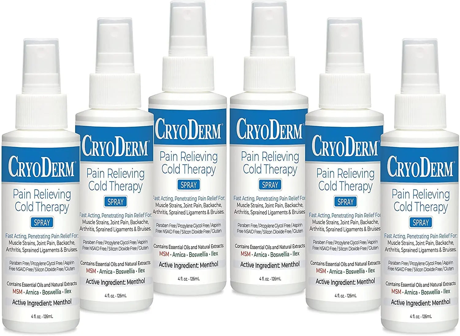 CryoDerm 4 oz Spray Cold Therapy (6 Pack) CryoDerm uk supplements