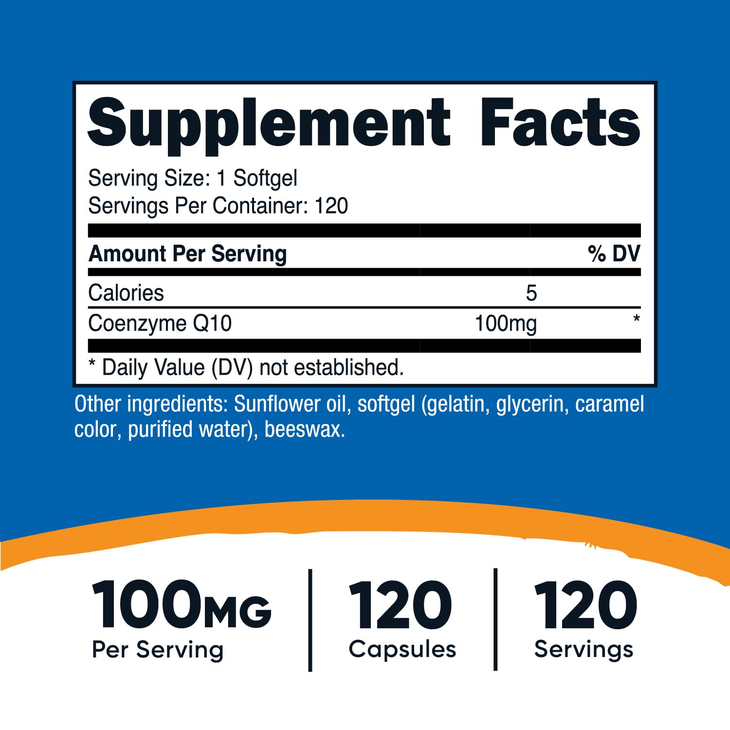 Nutricost CoQ10 Softgels (120 Servings / 100 Mg CoQ10 Per Serving) | Better Absorption Nutricost uk supplements