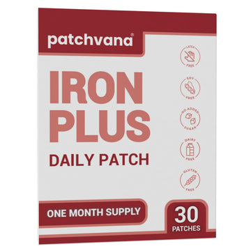 Patchvana Iron Plus Patch for Women & Men, 1 Month Supply, 30 Patches Patchvana uk supplements