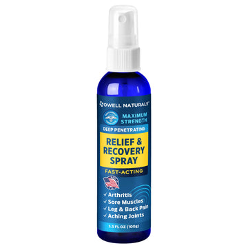 OWELL NATURALS Deep Penetrating Pain Relief Liquid Spray, Fast-Acting, Long Lasting, Natural Relief for Muscle Aches, Joint Pain, Stiffness, Quick Dry Formula, 3.5 oz Owell Naturals uk supplements