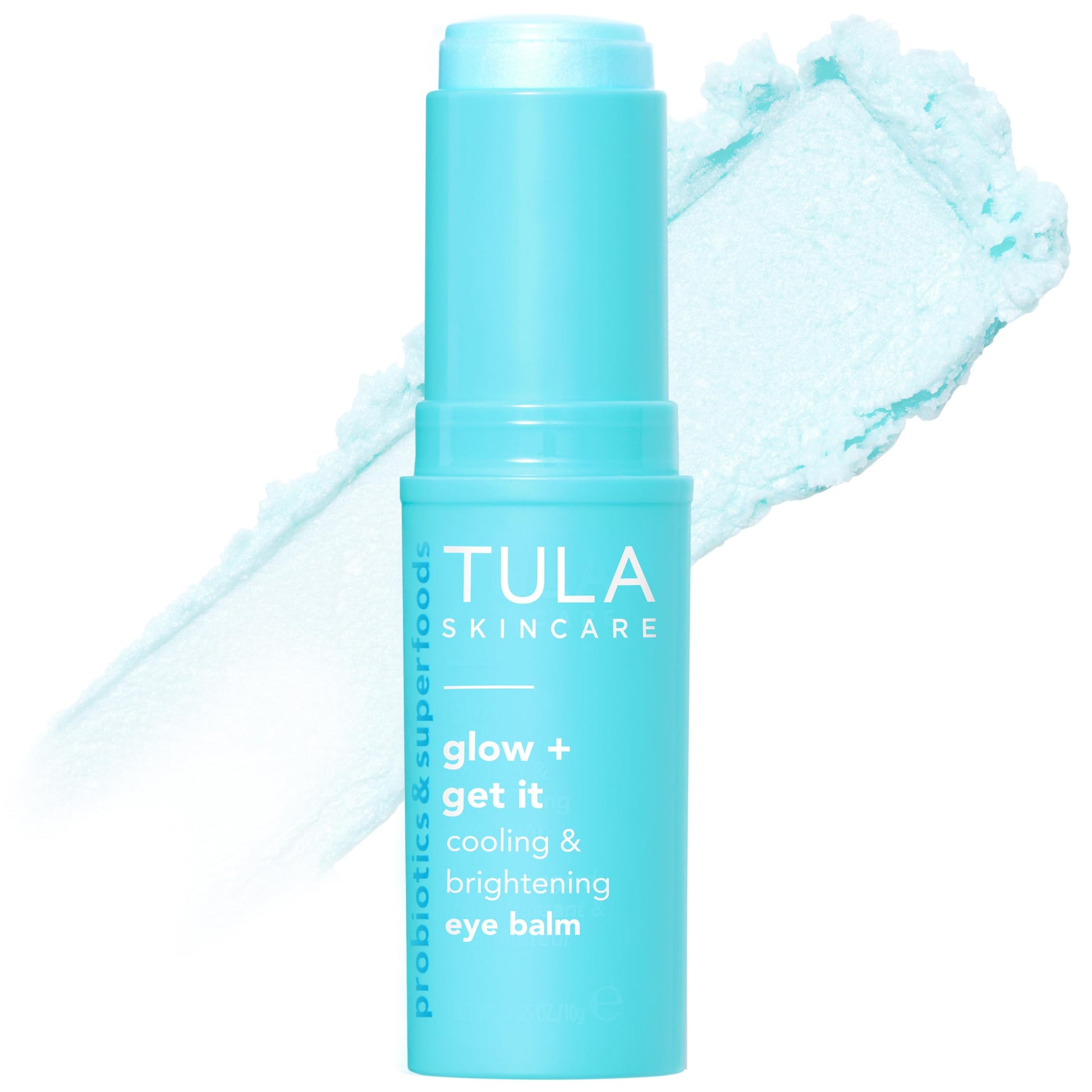 TULA Skin Care Eye Balm Glow & Get It - Dark Circle Treatment, Instantly Hydrate and Brighten Undereye Area, Portable and Perfect to Use On-the-go, 0.35 oz. TULA uk supplements