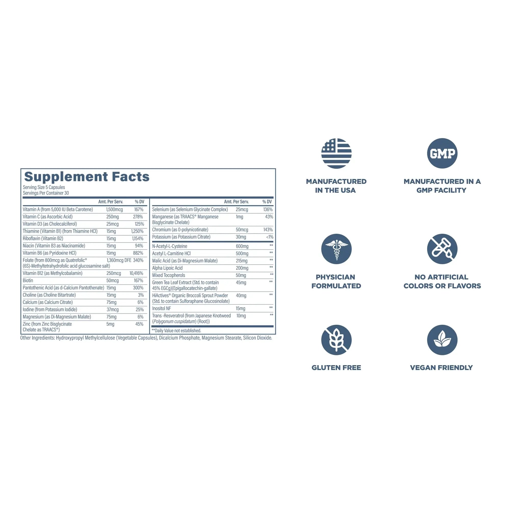 Revive MD Multi-Vitamin Supplement for Men & Women – Daily Multivitamin Supports Energy, Immunity & Overall Health with Essential Vitamins Revive uk supplements