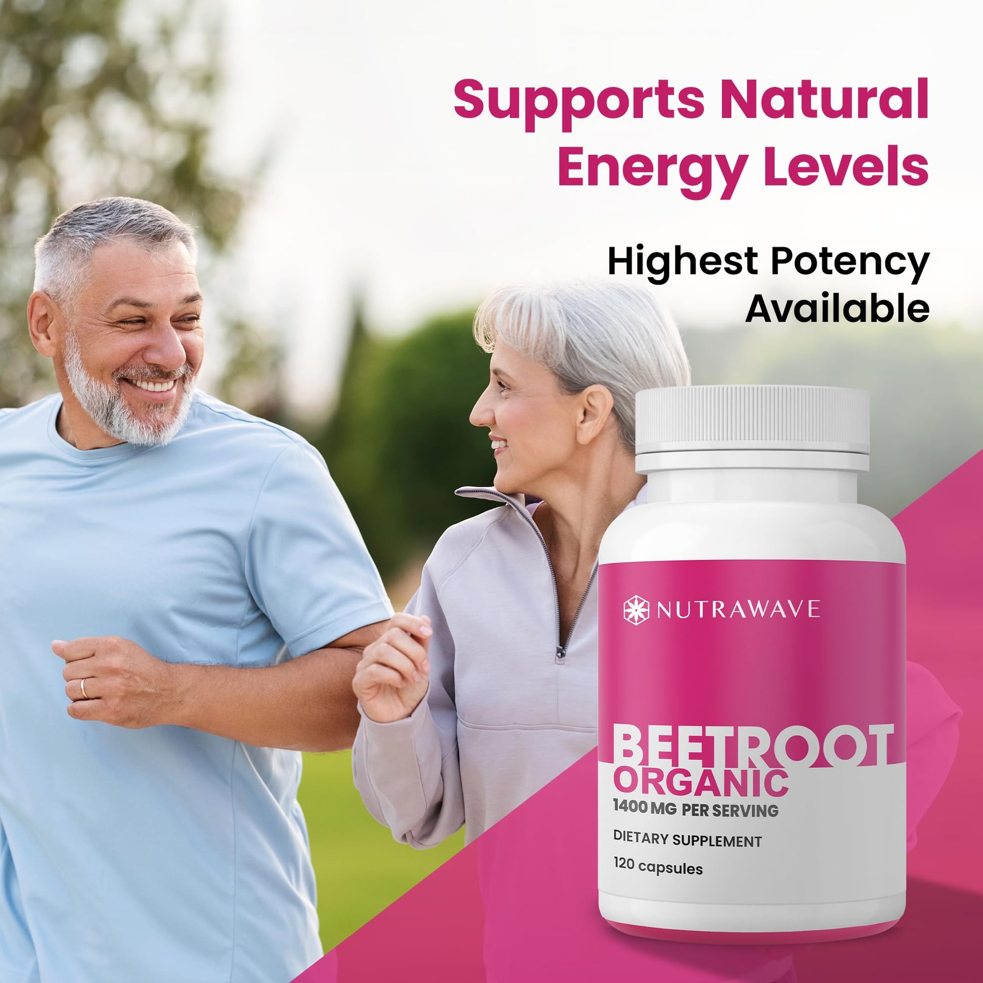 Nutra Wave 1400mg Organic Beet Root Capsules Per Serving – Nitric Oxide Booster for Men – Supports Blood Pressure, Energy, Circulation & Heart Health – Non-GMO, Vegan – 120 Capsules / 60 Day Supply Nutra Wave uk supplements