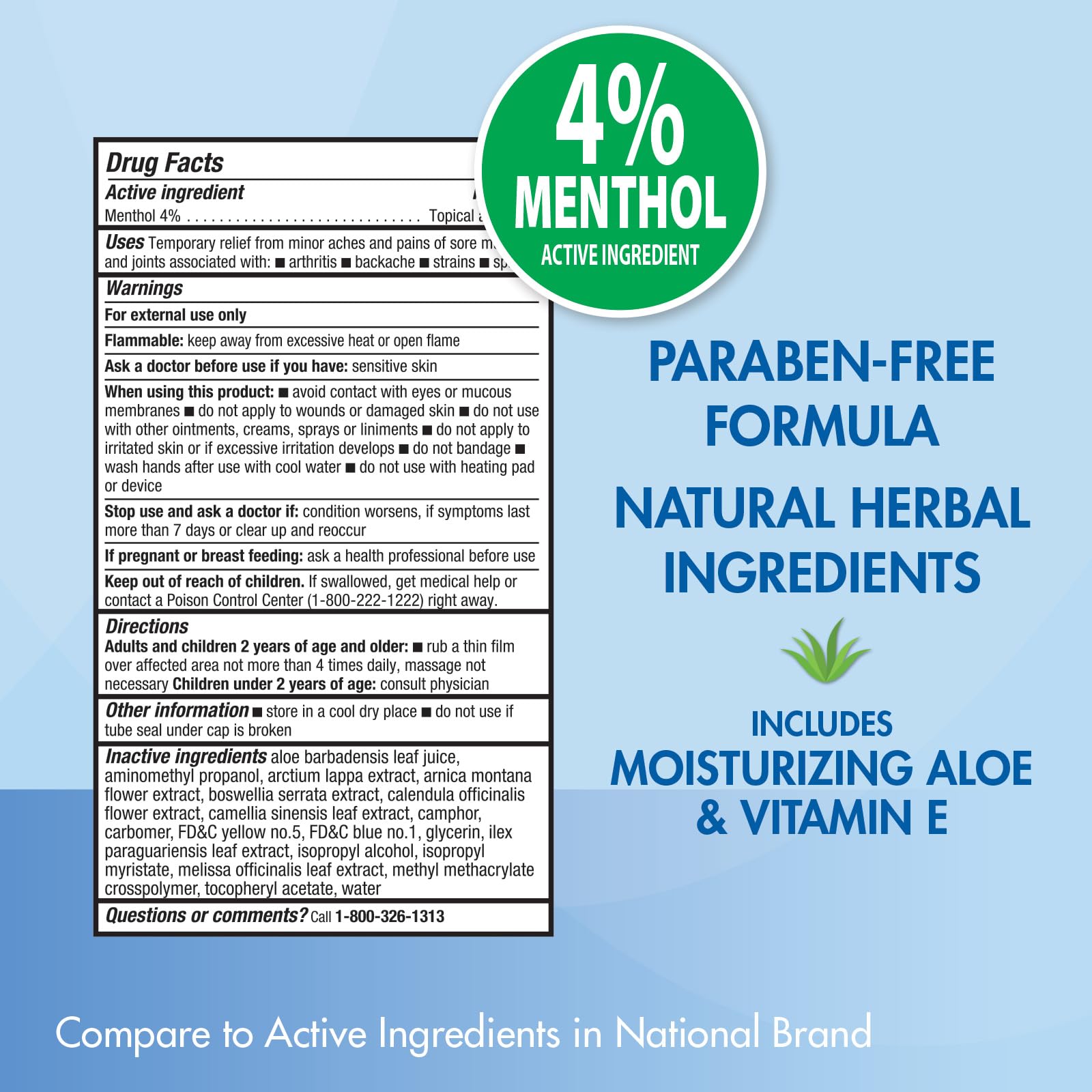 HealthWise Soothing Cold Therapy Gel | 4% Menthol | Vanishing Scent | 3.0 Oz | Arthritis Pain Relief | Topical Analgesic HealthWise uk supplements