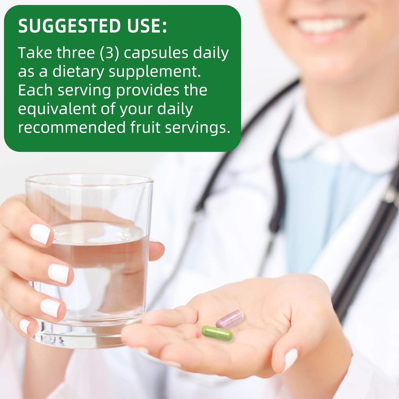 Ruduwu Fruit Capsules - 100% Whole Natural Fruits Supplements - Vitamins Supplement Dietary Nutritional Balance,Whole Food Supplement Ingredients Blended Vitamin & Mineral Ruduwu uk supplements