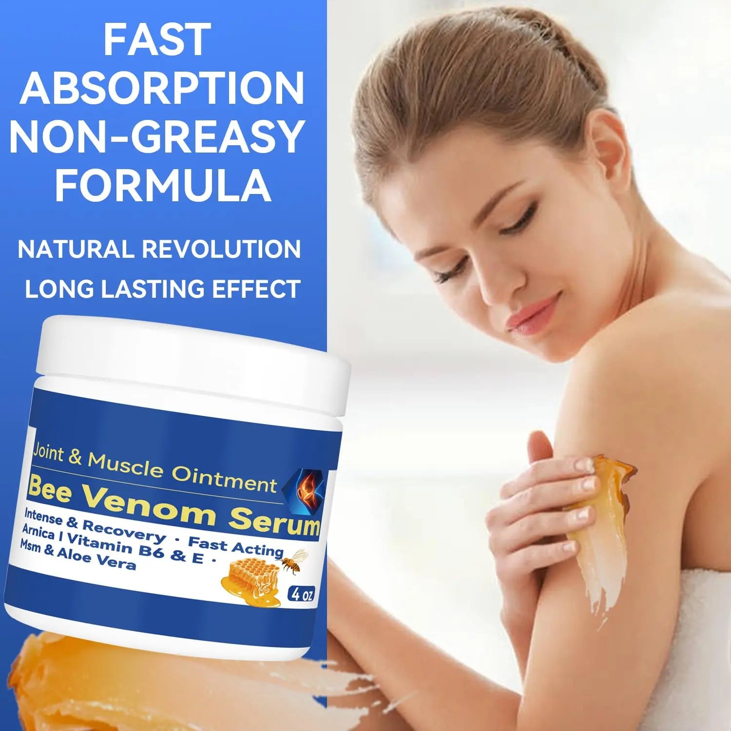 Cedonivor Bee Venom Joint and Bone Cream, Bee Venom Joint Relief Cream Joint Care for Knee, Neck, Back, Hands, Feet Moisturizer Cedonivor uk supplements