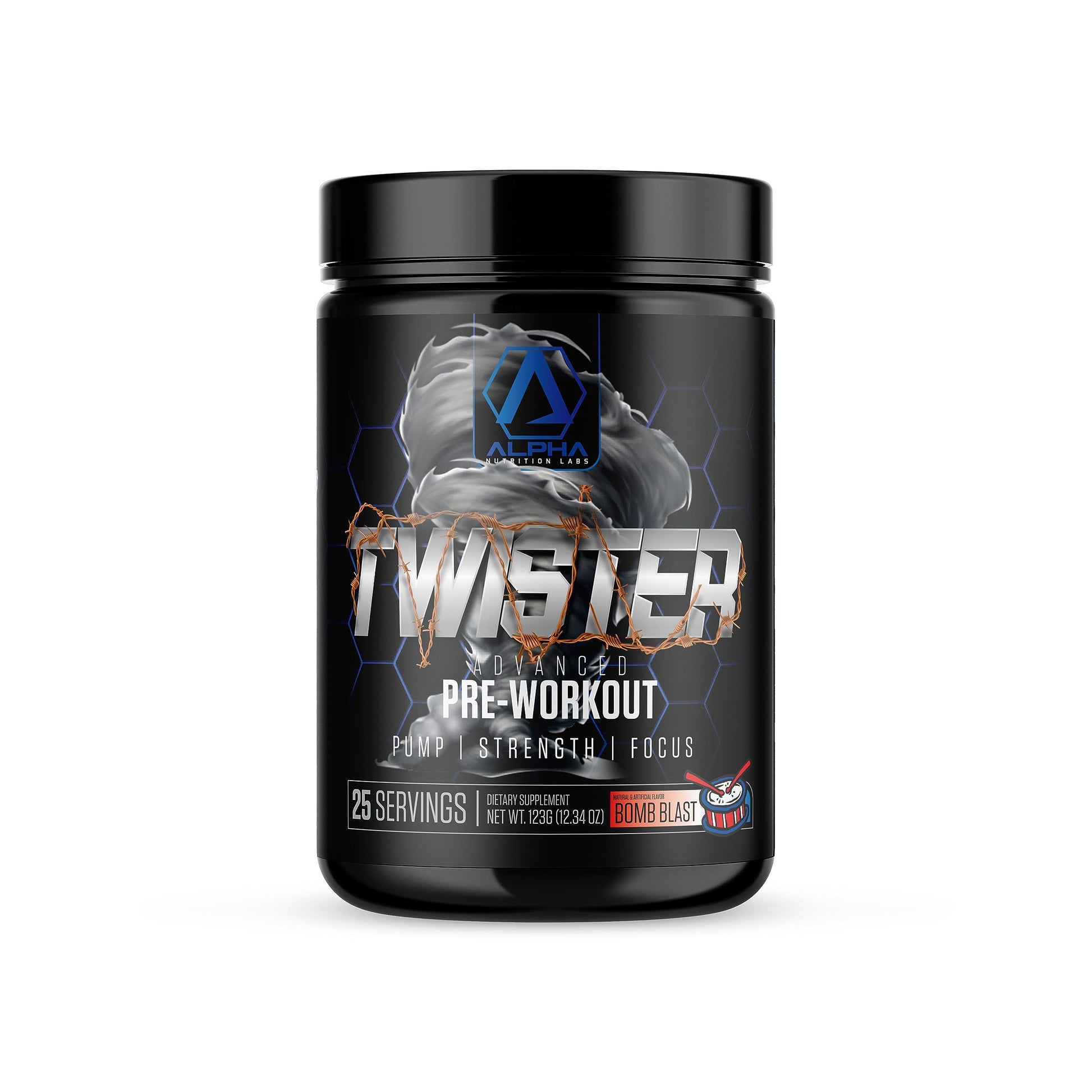 Alpha Nutrition Labs Twister Advanced Pre-Workout Powder (Raspberry Lemonade) Alpha Nutrition Labs uk supplements