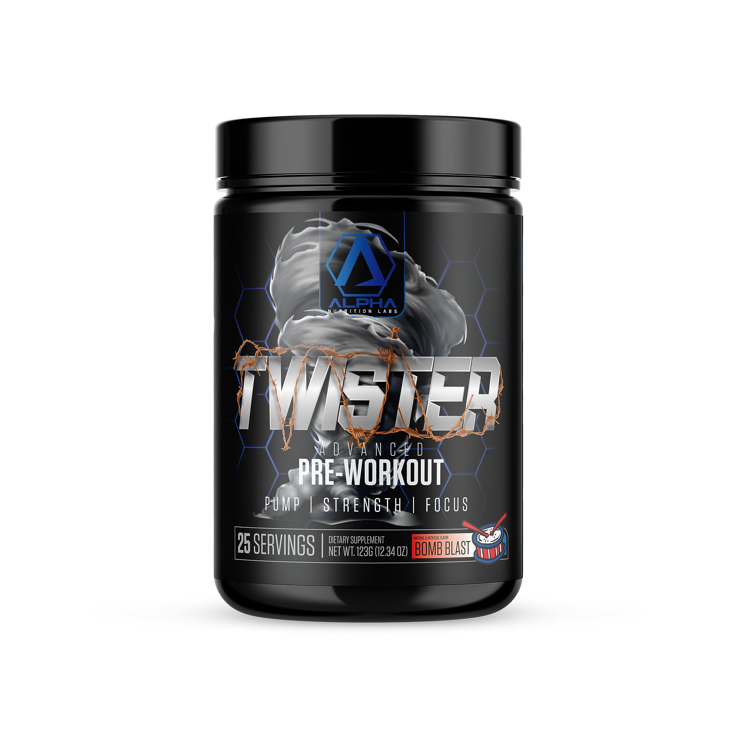 Alpha Nutrition Labs Twister Advanced Pre-Workout Powder (Raspberry Lemonade) Alpha Nutrition Labs uk supplements