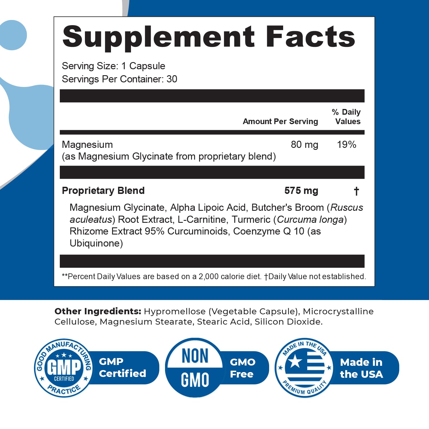 Orby NerveFlow – Natural Daily Wellness Supplement with Magnesium, Turmeric & CoQ10 – Non-GMO, GMP Certified, Made in USA – 30 Capsules, 1 Month Supply Orby uk supplements