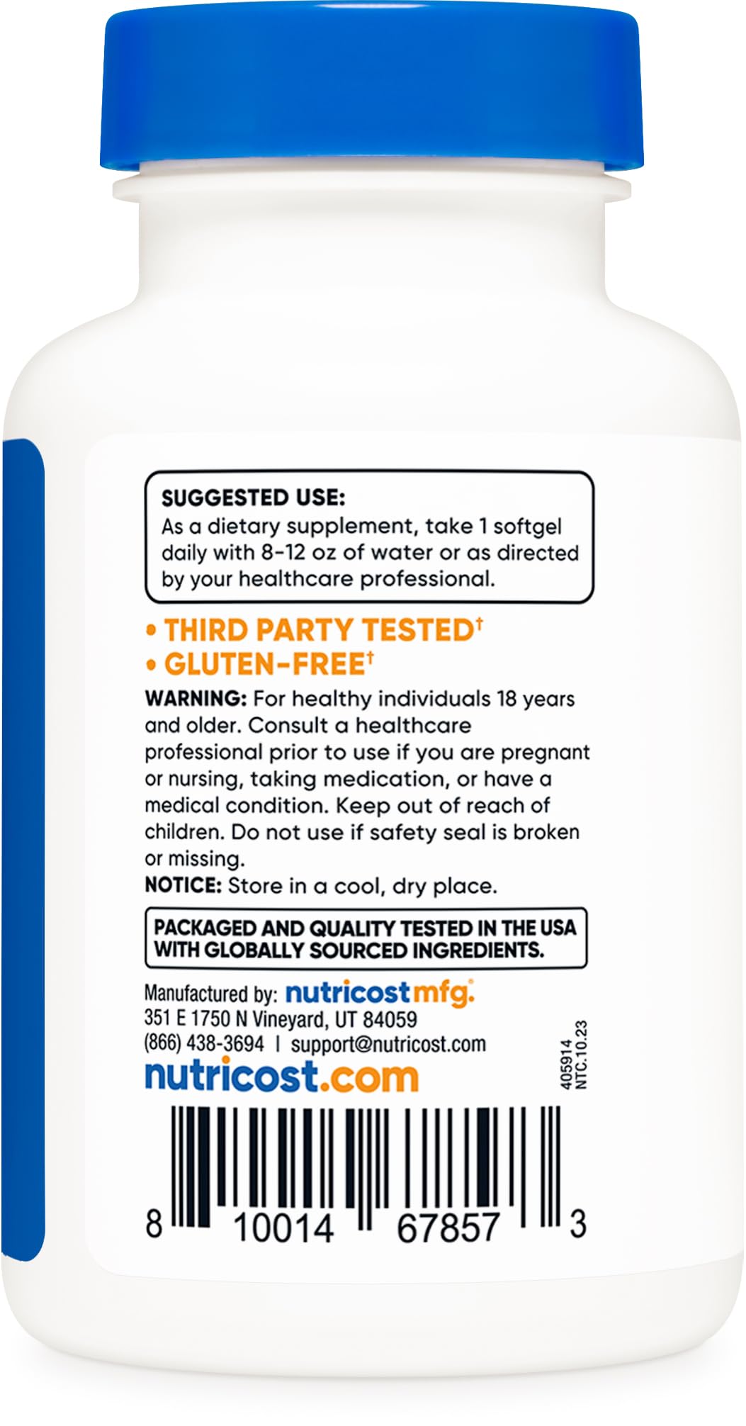 Nutricost CoQ10 Softgels (120 Servings / 100 Mg CoQ10 Per Serving) | Better Absorption Nutricost uk supplements