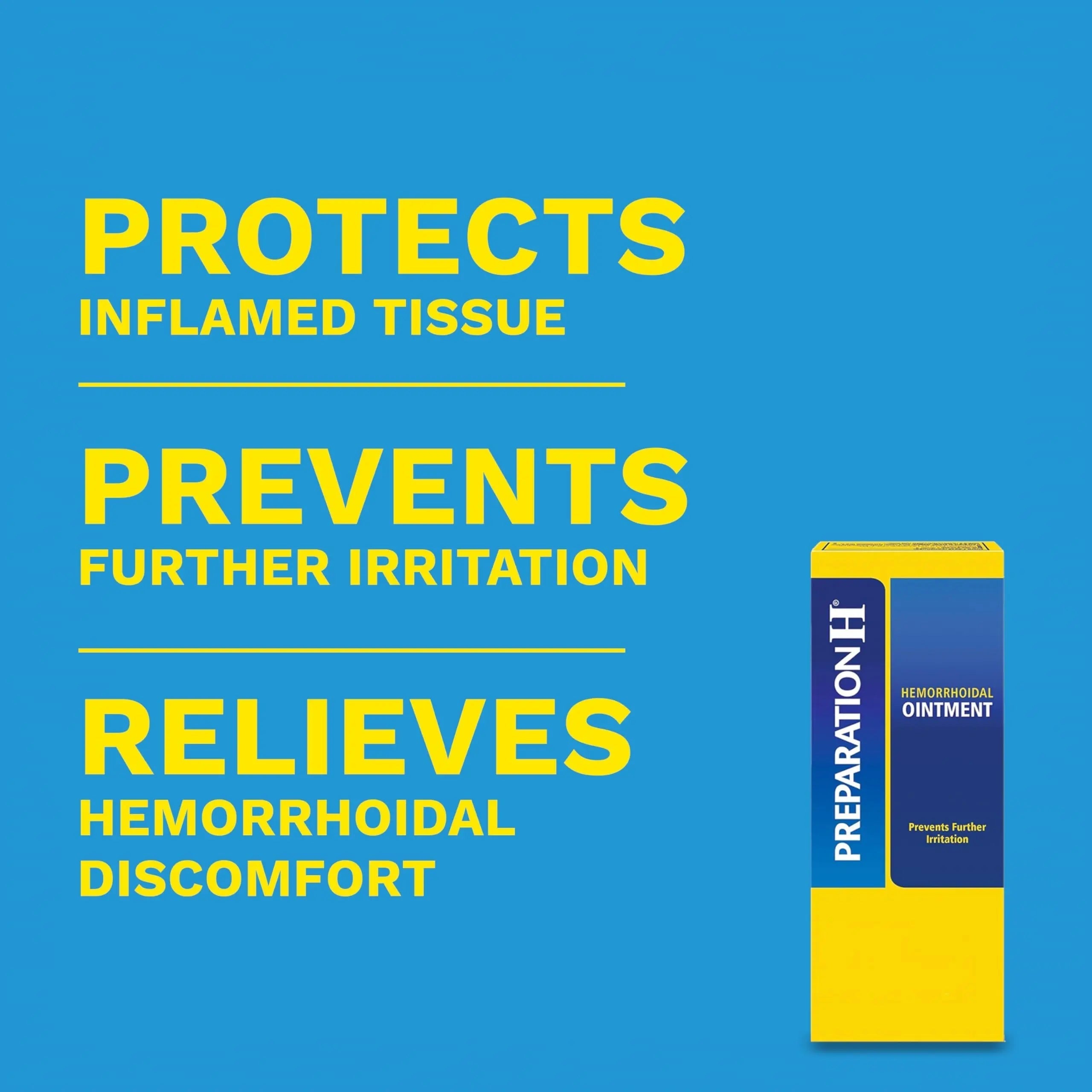 PREPARATION H Hemorrhoid Symptom Treatment Ointment, Itching, Burning & Discomfort Relief, Tube (2.0 Ounce) Preparation H uk supplements