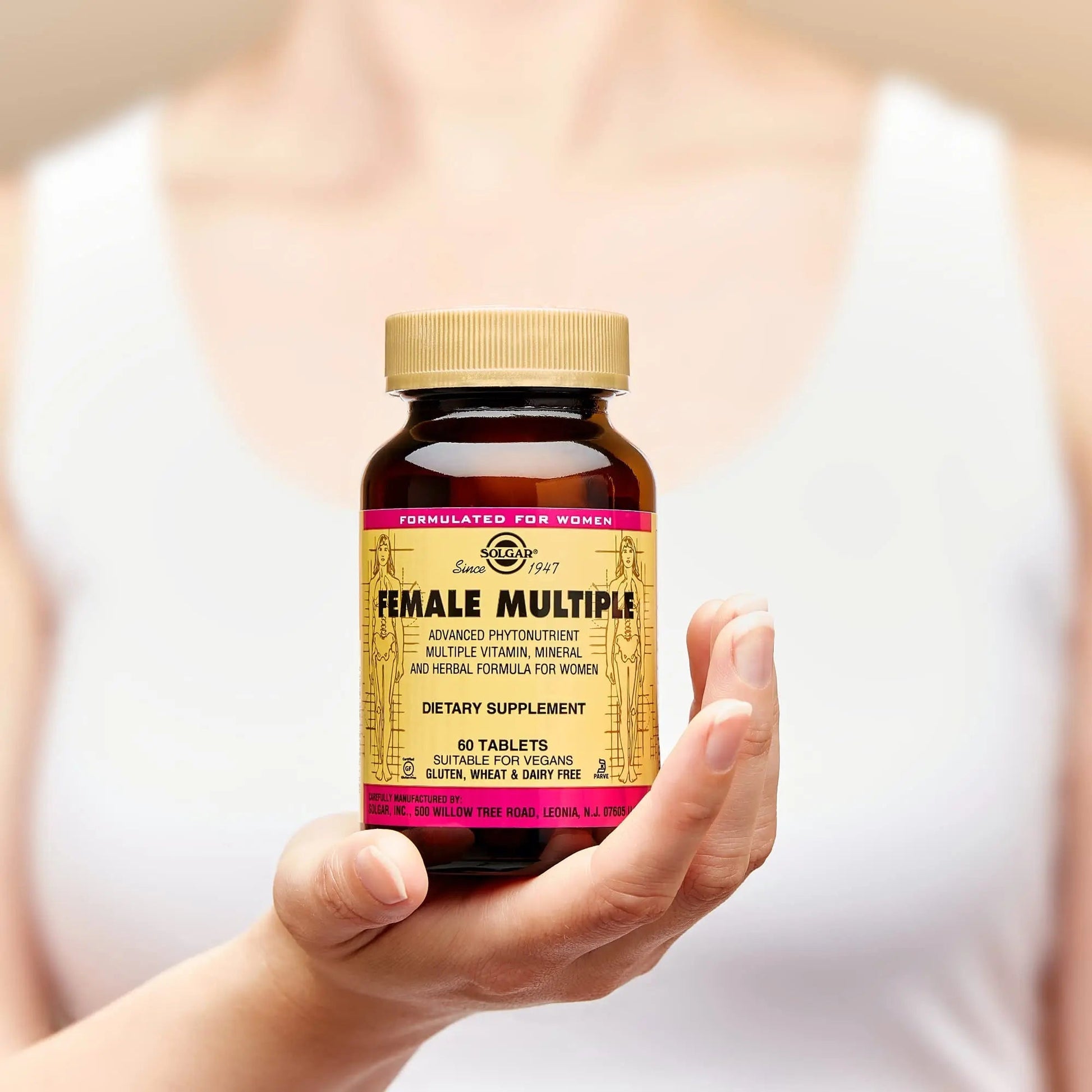 Solgar Female Multiple, 120 Tablets - Multivitamin, Mineral & Herbal Formula for Women - Advanced Phytonutrient Solgar uk supplements
