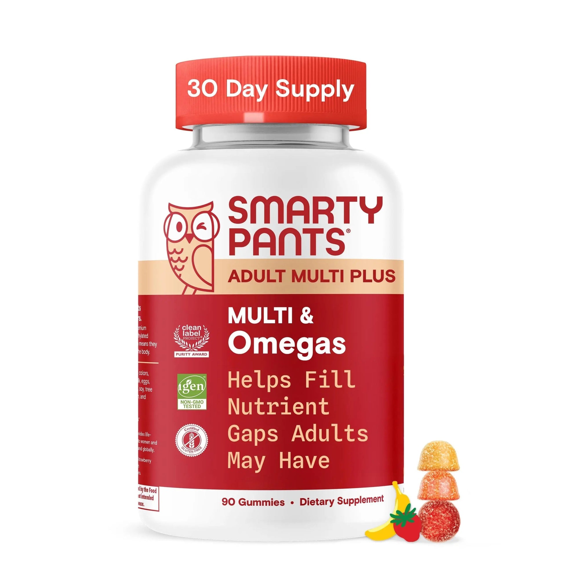 SmartyPants Multivitamin for Men & Women - Improved Formula: Multivitamin Gummies with Omega 3 (DHA/EPA) SmartyPants uk supplements