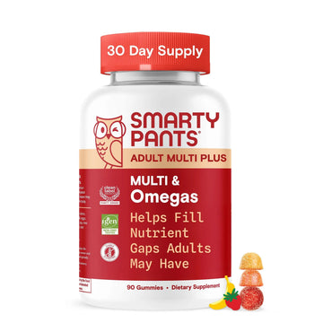 SmartyPants Multivitamin for Men & Women - Improved Formula: Multivitamin Gummies with Omega 3 (DHA/EPA) SmartyPants uk supplements