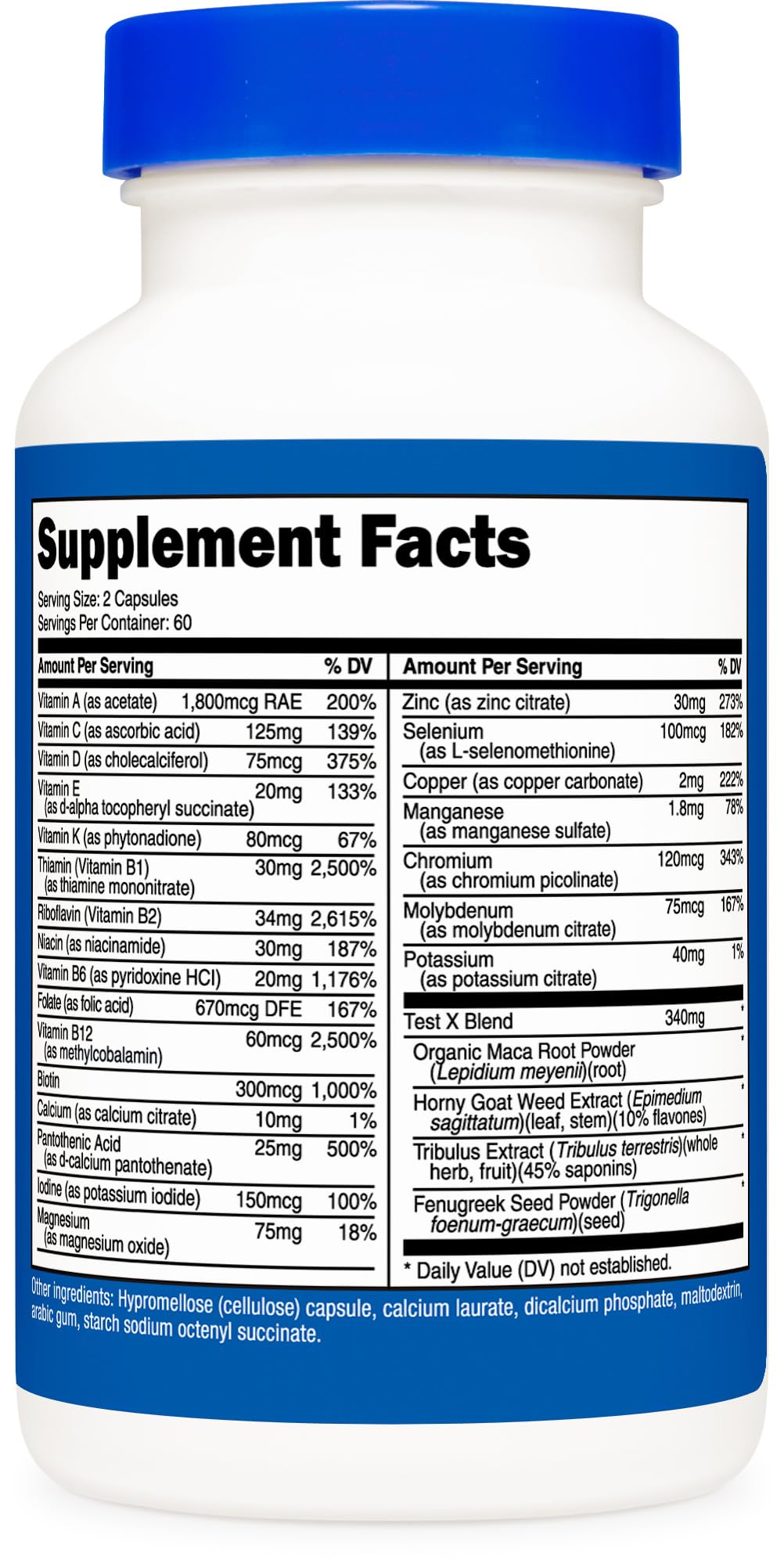 Nutricost Multivitamin for Men 120 Capsules - Vitamins and Minerals for The Healthy Man Nutricost uk supplements