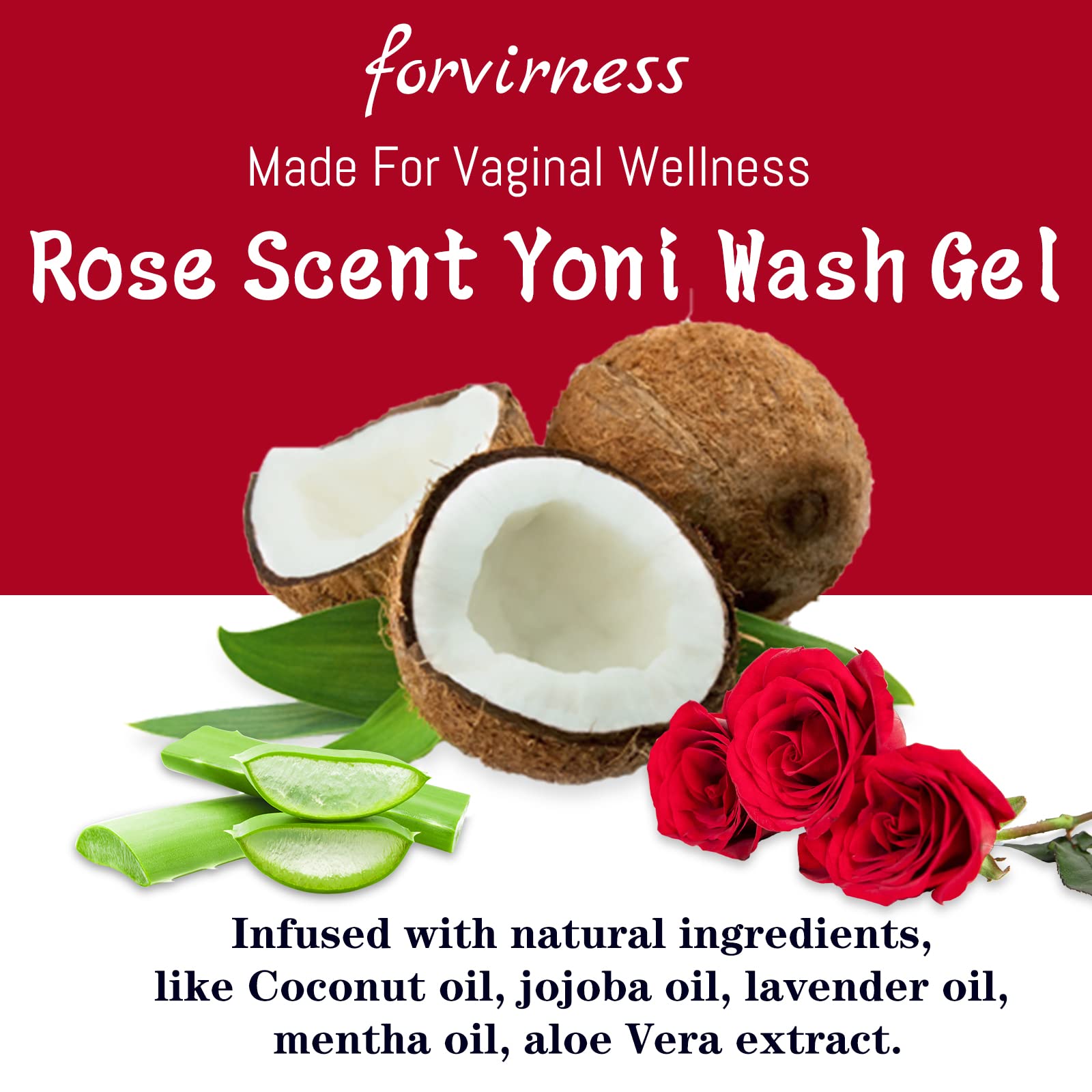 forvirness Feminine Wash with Cleaning Factor, Vaginal Wash - Clean, Remove Odor, pH Balance forvirness uk supplements