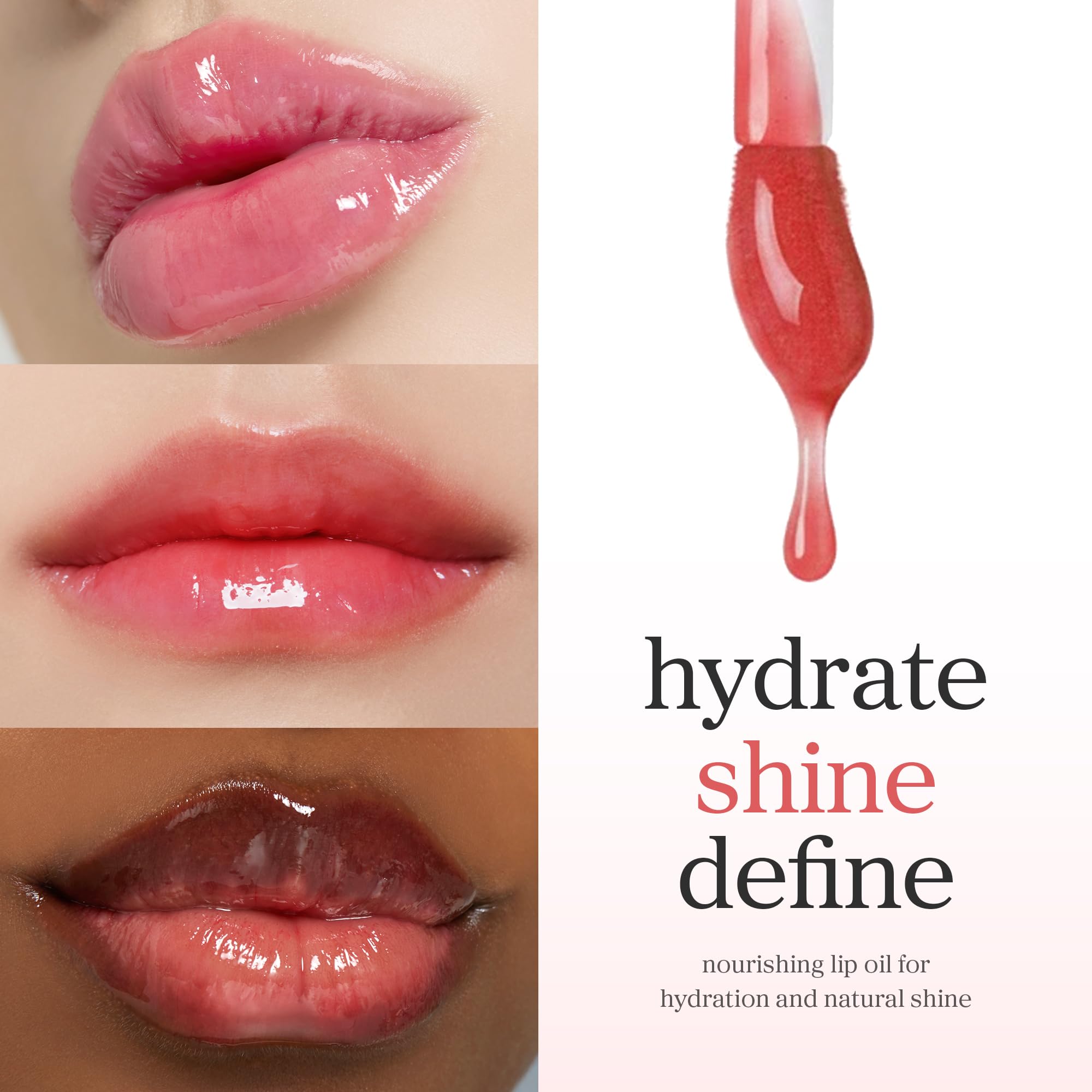 NOONI Korean Lip Oil - Appleberry | Long-Lasting, Moisturizing, Plumping, Revitalizing for Dry Lips, Waterproof, No Peel Off, Hydrating, Nourishing Crystal Clear, Stocking Stuffers, 0.12 FL Oz NOONI uk supplements