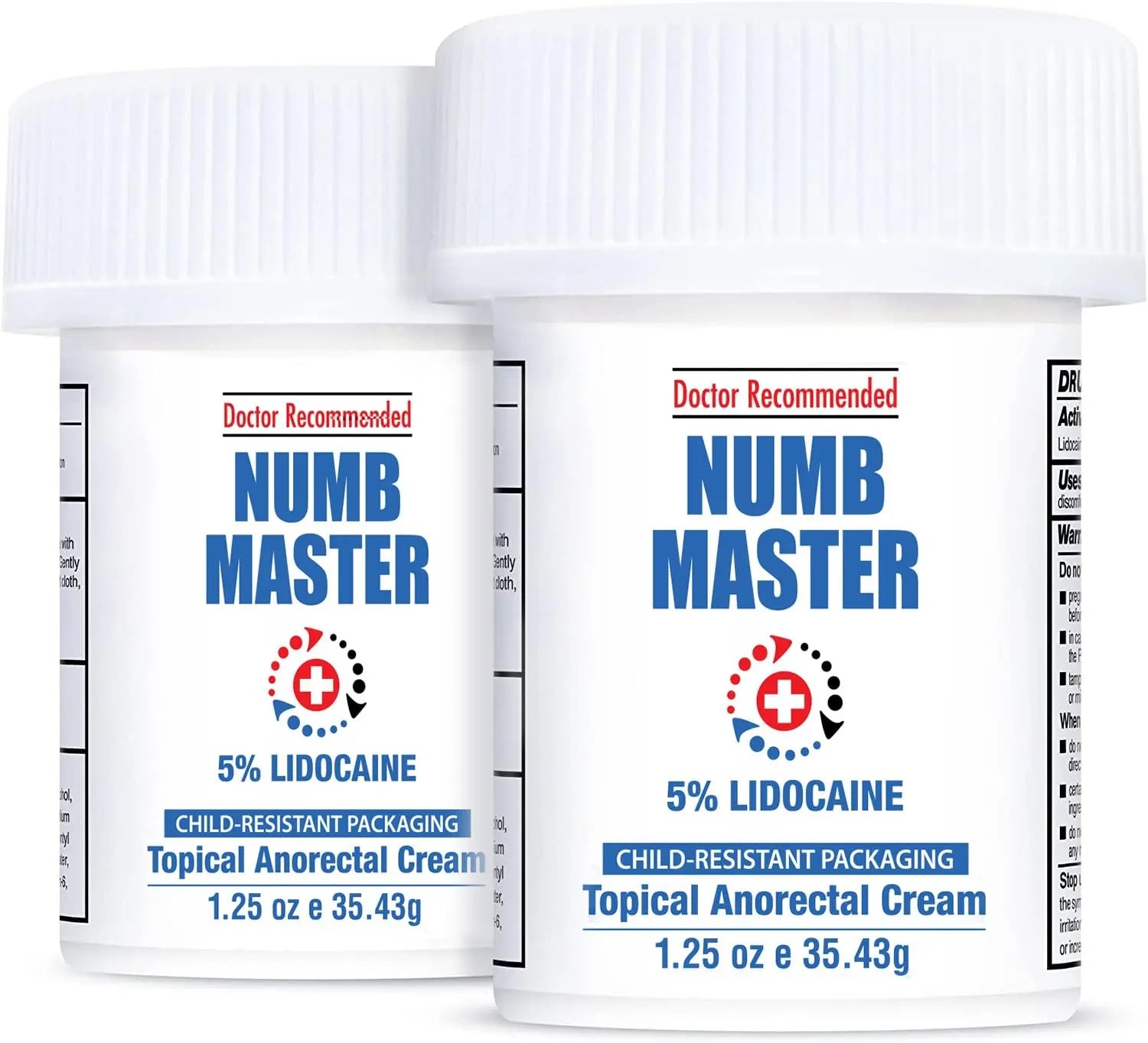 Clinical Resolution Numb Master 5% Lidocaine Topical Numbing Cream, 2 Pack of 1.25 Oz, Pain Relief Burn Itch Numb, Maximum Strength Topical Anesthetic with Allantoin, Vitamin E, Hemorrhoid Treatment Clinical Resolution uk supplements