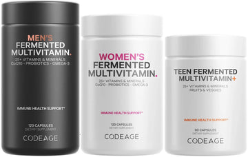 Codeage Family Multivitamin Bundle – Multivitamins for Teens, Women & Men – Essential Vitamins & Minerals Pack Codeage uk supplements