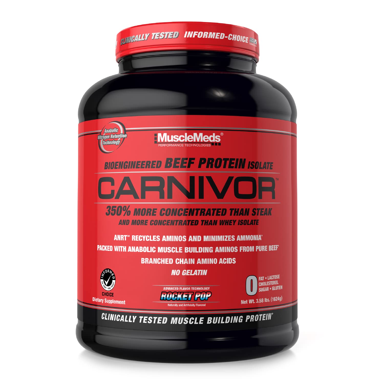 MuscleMeds CARNIVOR Beef Protein Isolate Powder, Muscle Building, Recovery, Lactose MuscleMeds uk supplements