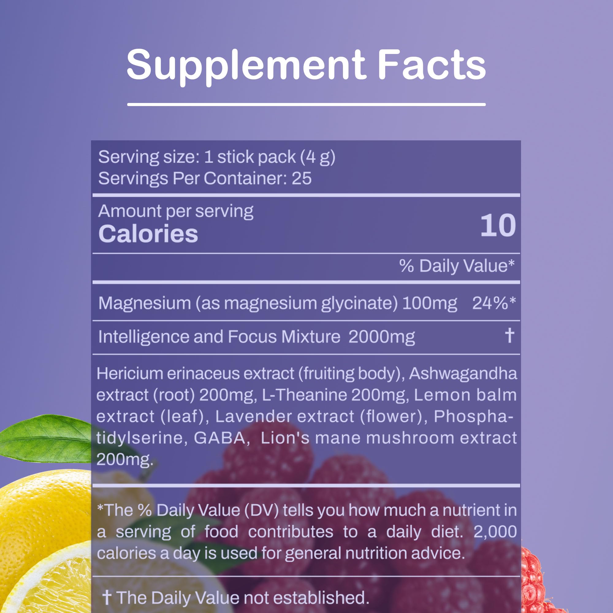 Super Cortisol Drink – Calm Magnesium Powder, L-Theanine, Lion’s Mane & Ashwagandha | Relaxation, Focus & Stress Balance for Women | Sugar-Free, On-The-Go | Red Raspberry Flavor, 25 Servings QIN SHAN TANG uk supplements