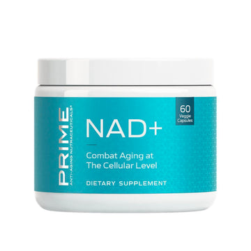 PRIME Anti-Aging Nutraceuticals NAD+ – Nicotinamide Riboside & Pterostilbene Supplement for Cellular Energy, Healthy Aging & Vitality, Vegan, Gluten-Free, 30 Servings PRIME uk supplements