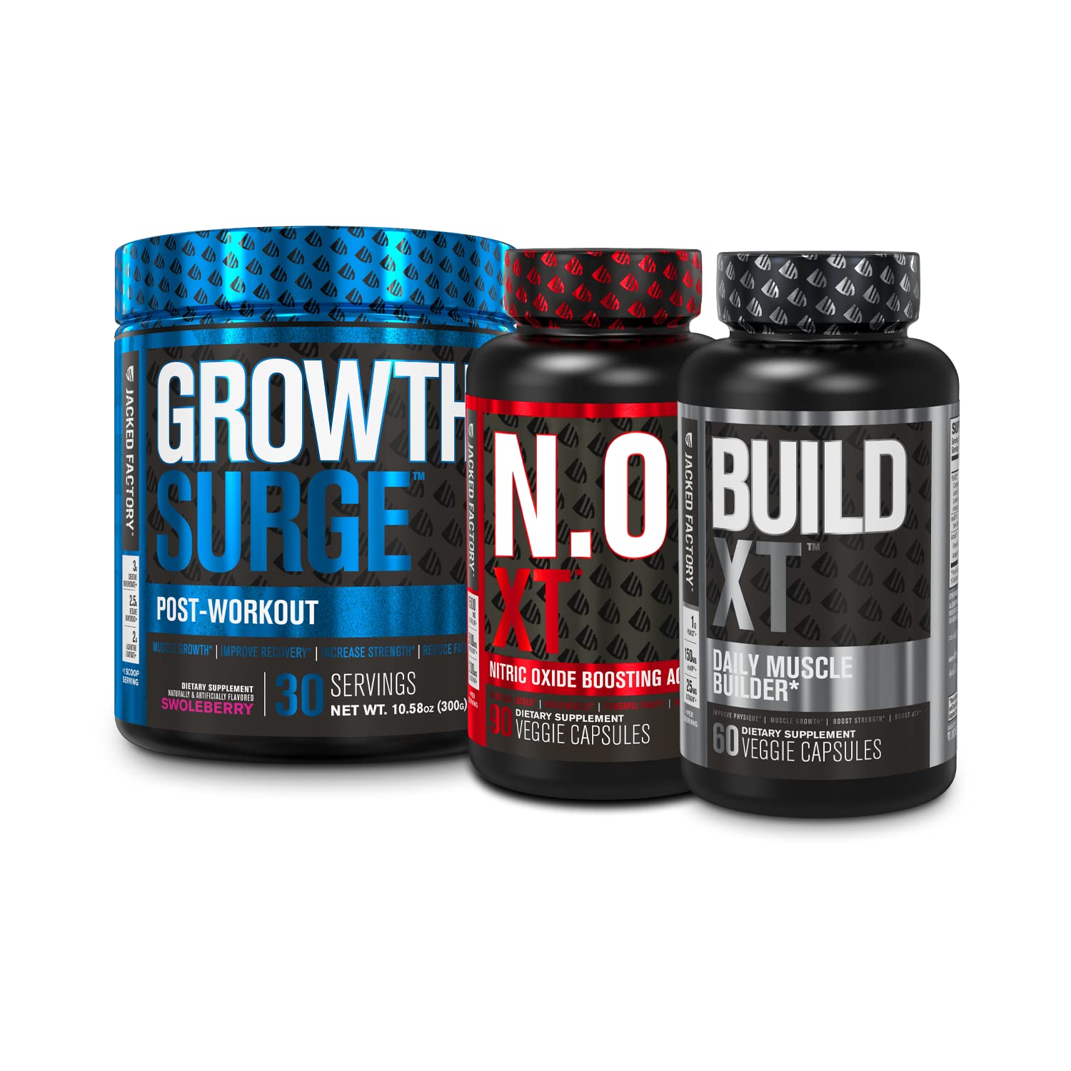 Jacked Factory N.O. XT Nitric Oxide Supplement, Growth Surge Post Workout Muscle Jacked Factory uk supplements