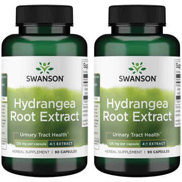 Swanson Hydrangea Root Extract - Herbal Supplement Promoting Traditional Urinary Tract Health - May Support Prostate Health for Men - (90 Capsules) (2 Pack) Swanson uk supplements